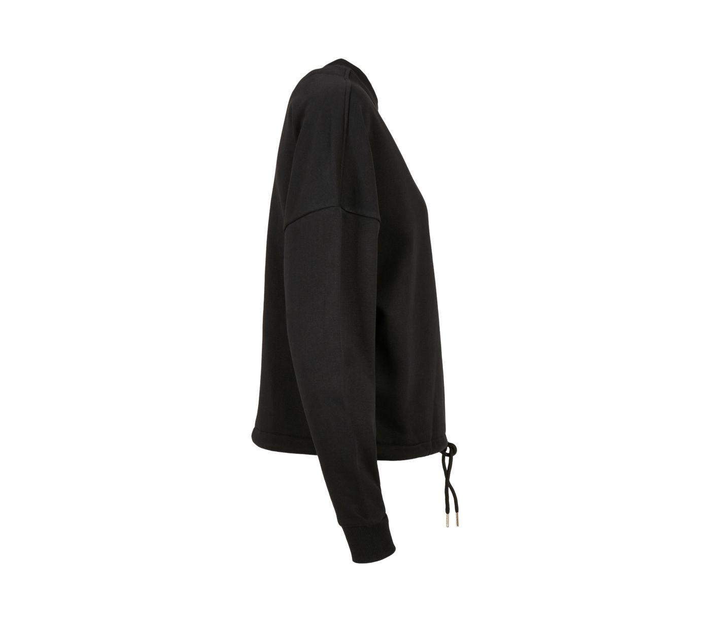 Sweat Femme Oversize Col Rond - Black