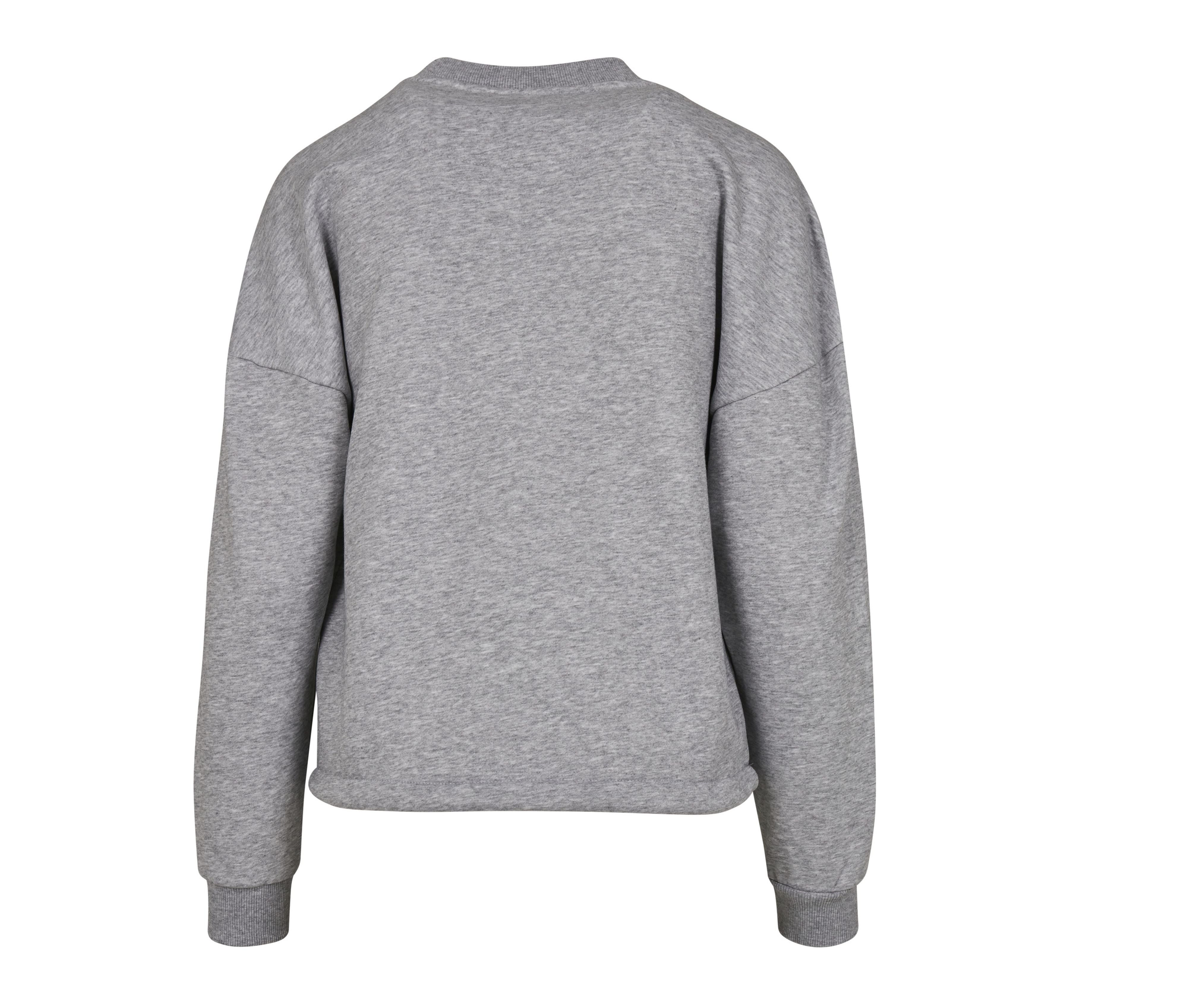 Sweat Femme Oversize Col Rond - Heather Grey