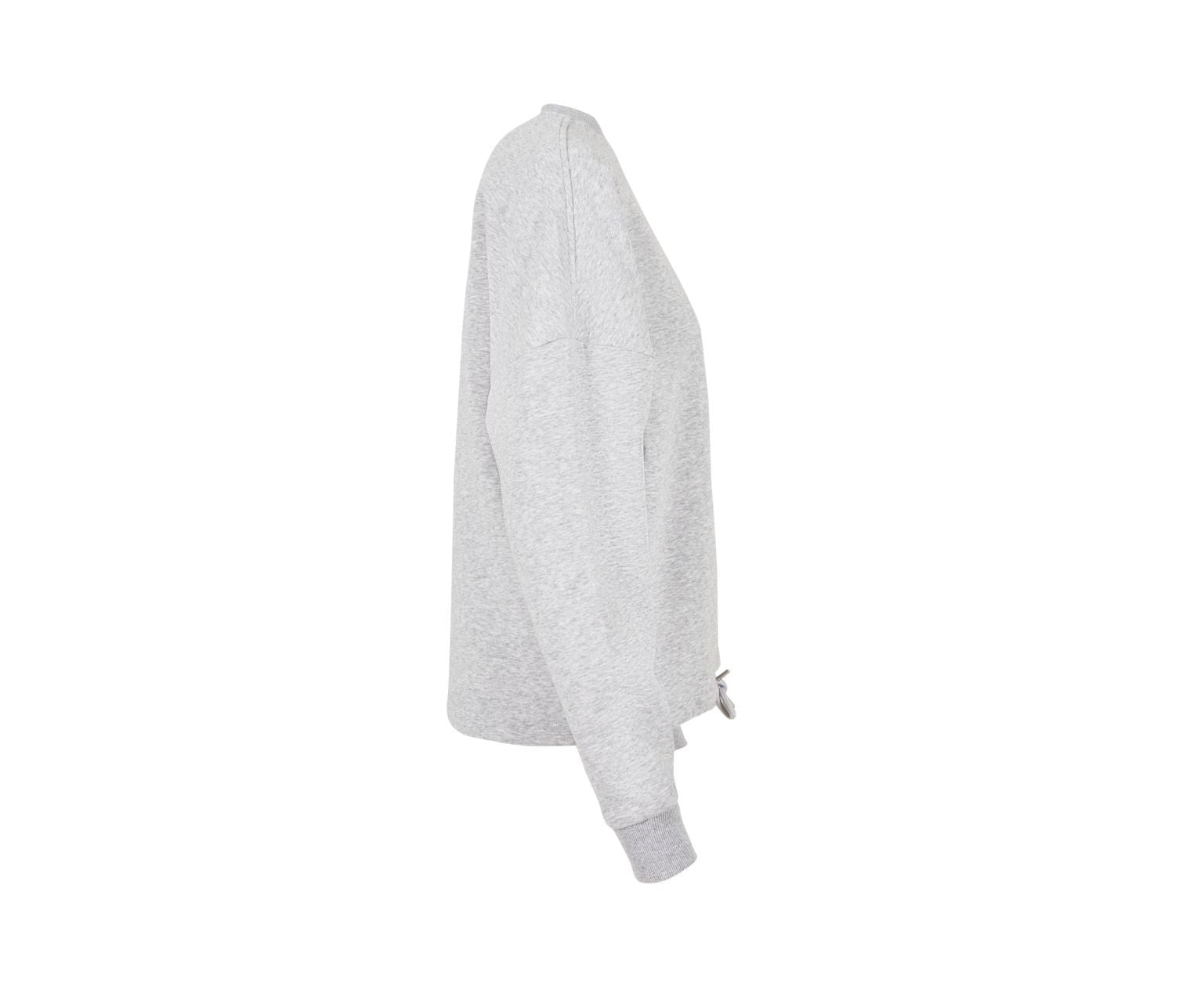 Sweat Femme Oversize Col Rond - Heather Grey