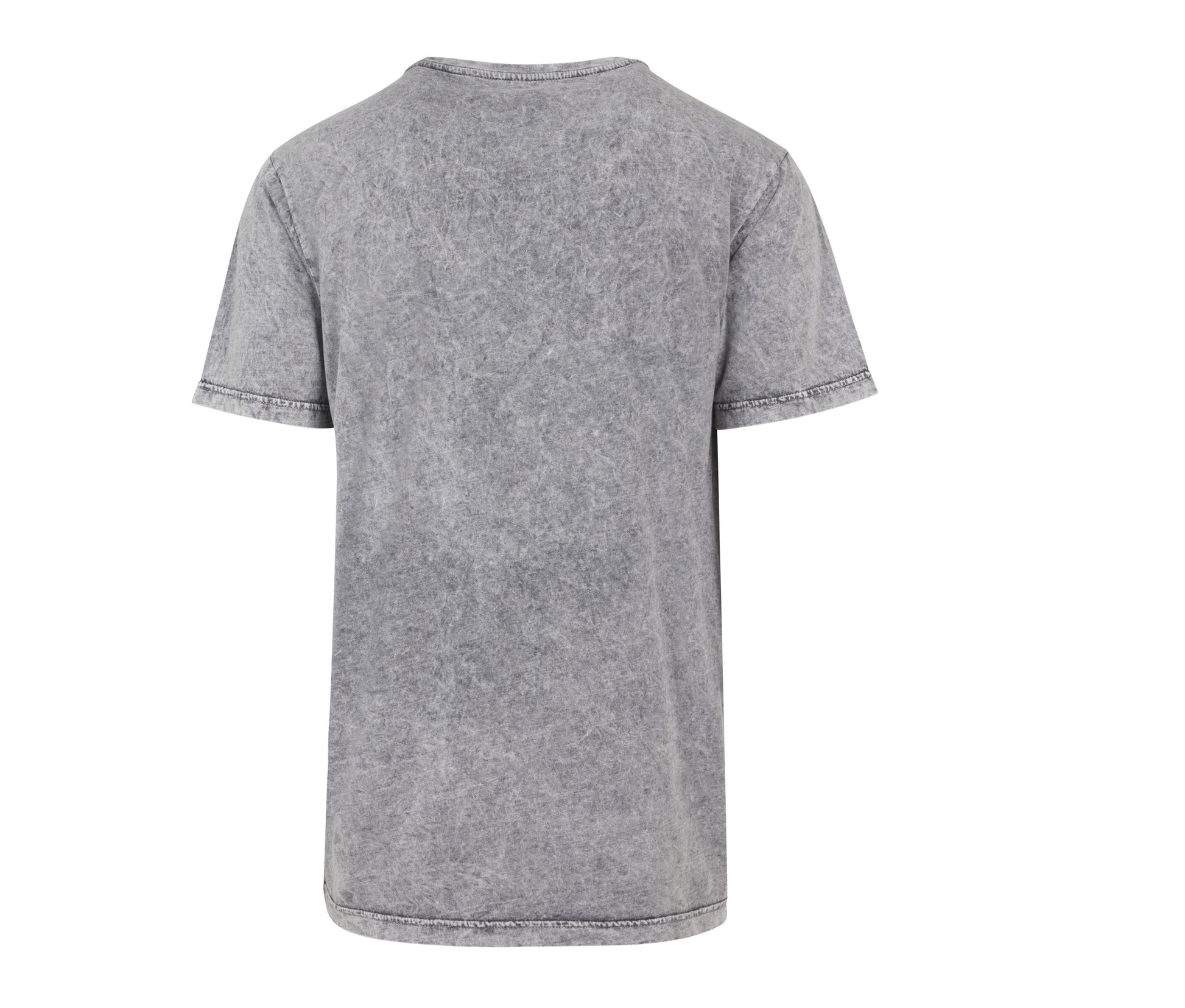Tee-Shirt Homme Délavé - Grey/black