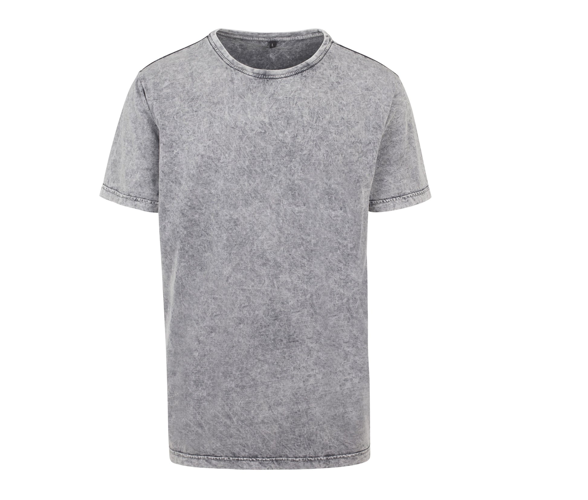 Tee-Shirt Homme Délavé - Grey/black