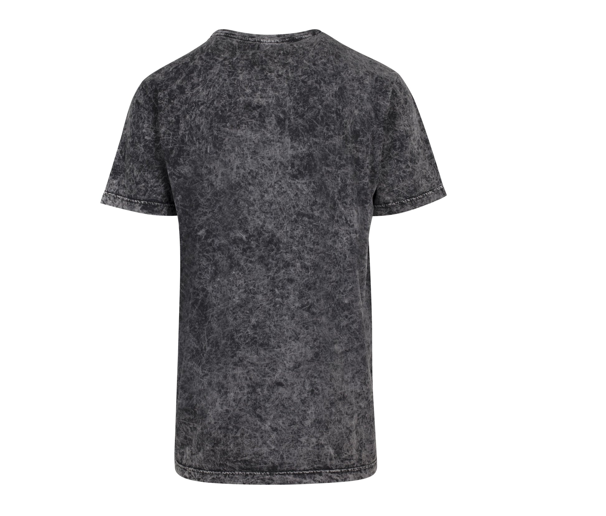 Tee-Shirt Homme Délavé - Dark Grey/white