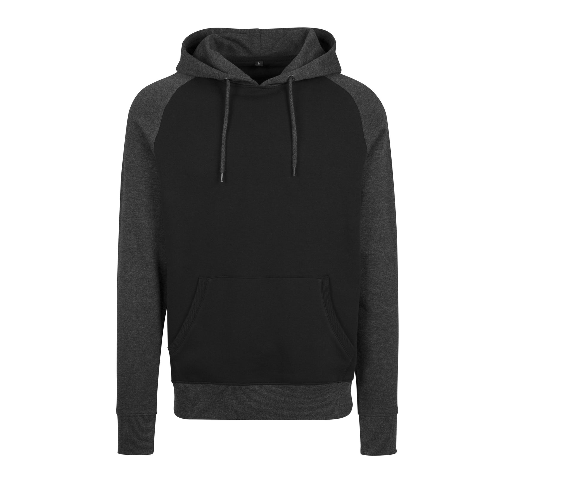 Sweat Capuche Manches Raglan - Black/charcoal