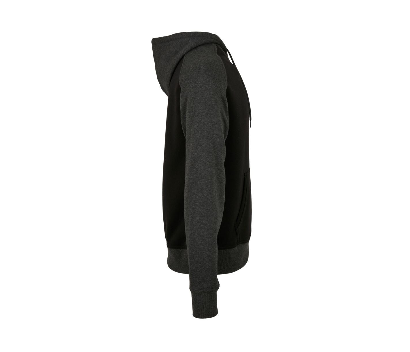 Sweat Capuche Manches Raglan - Black/charcoal