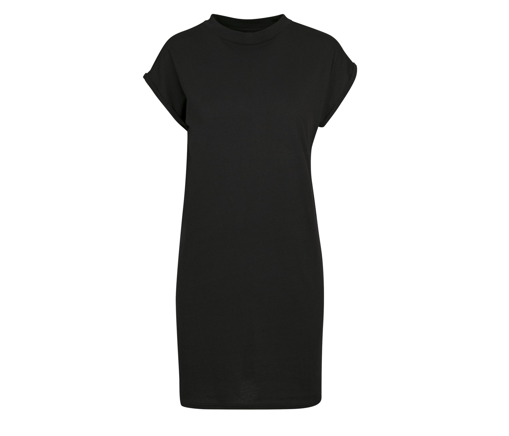 Robe Manches Retroussées - Black