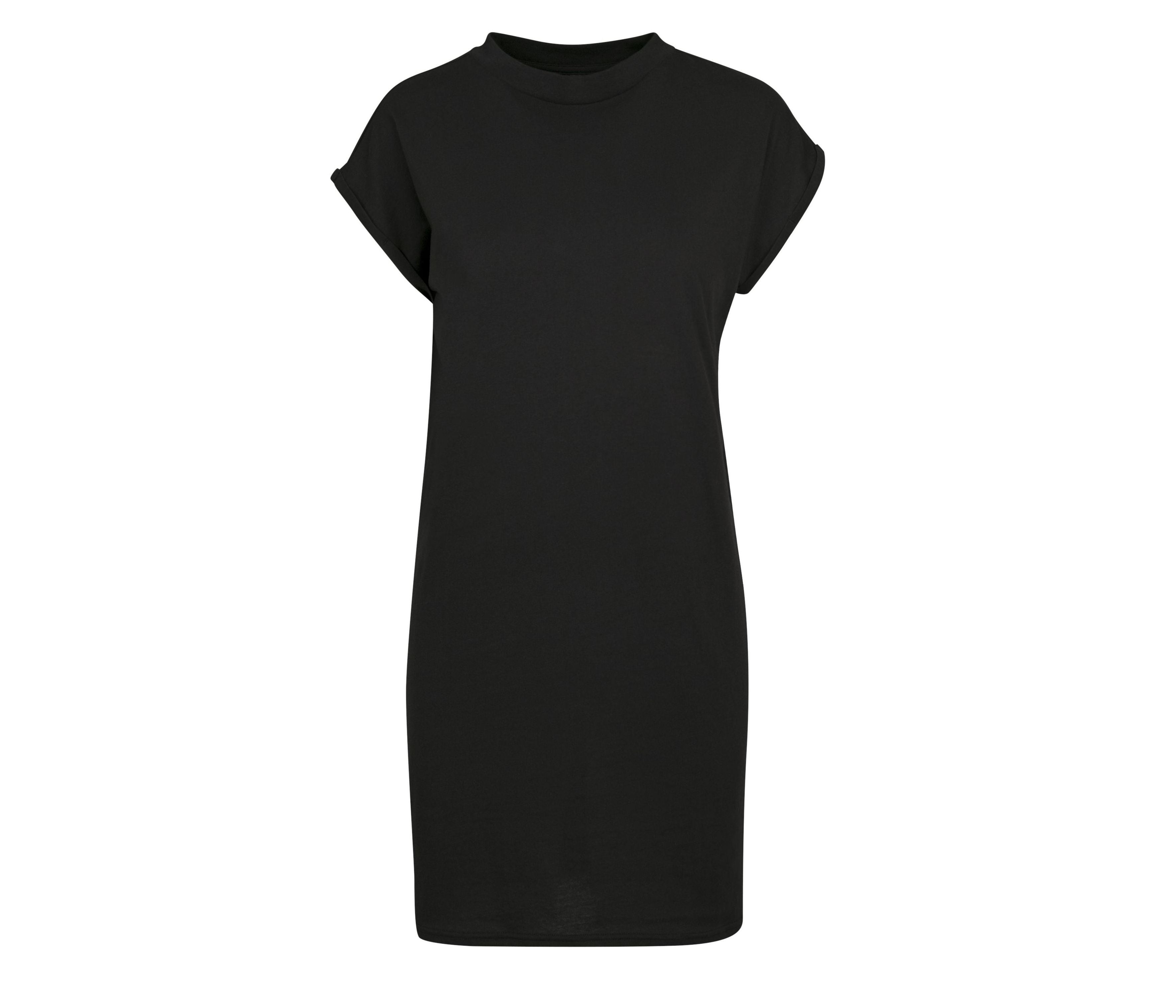 Robe Manches Retroussées - Black
