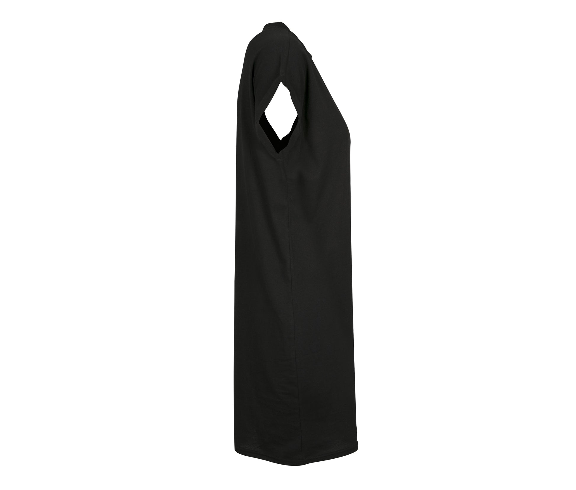 Robe Manches Retroussées - Black