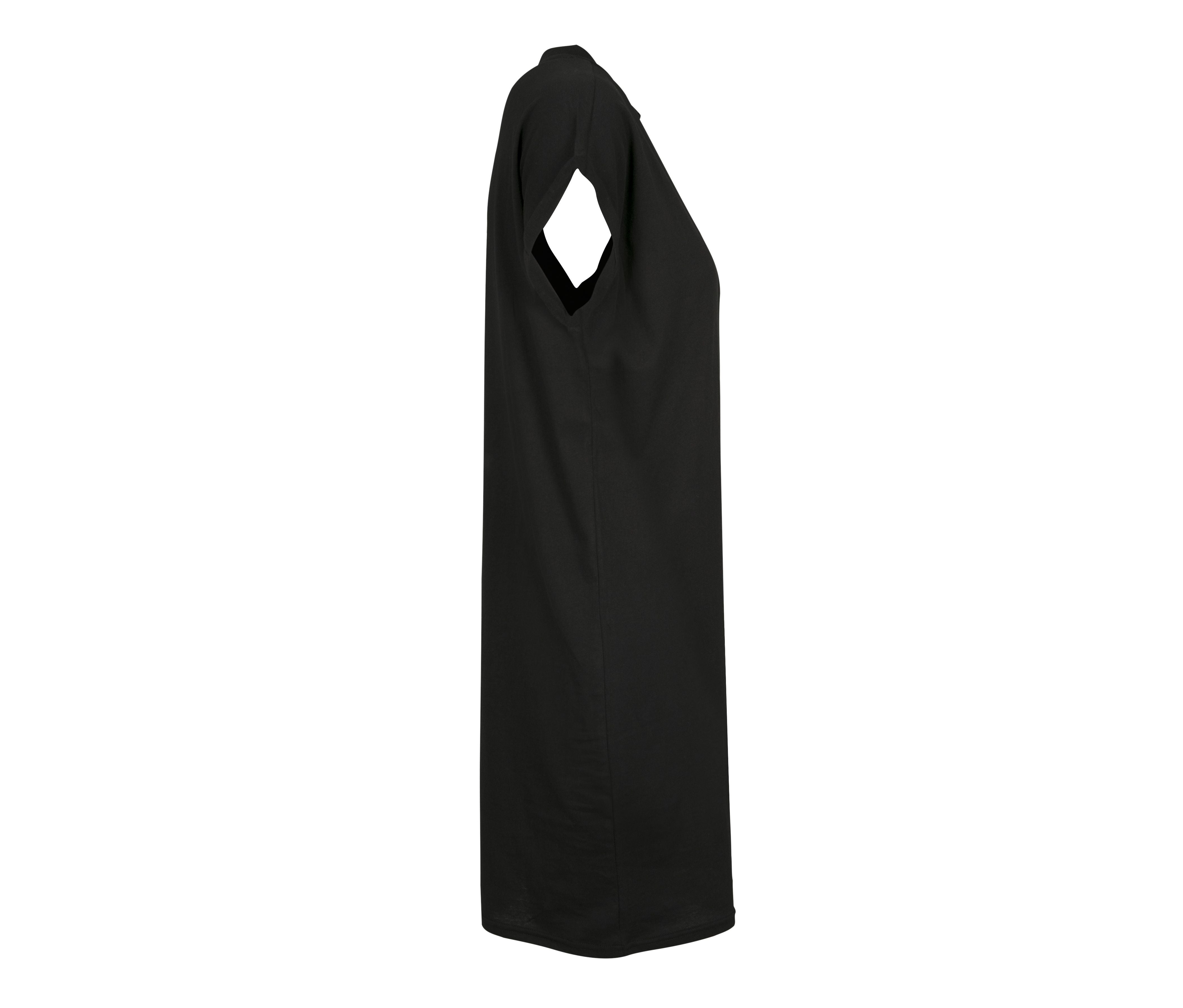 Robe Manches Retroussées - Black