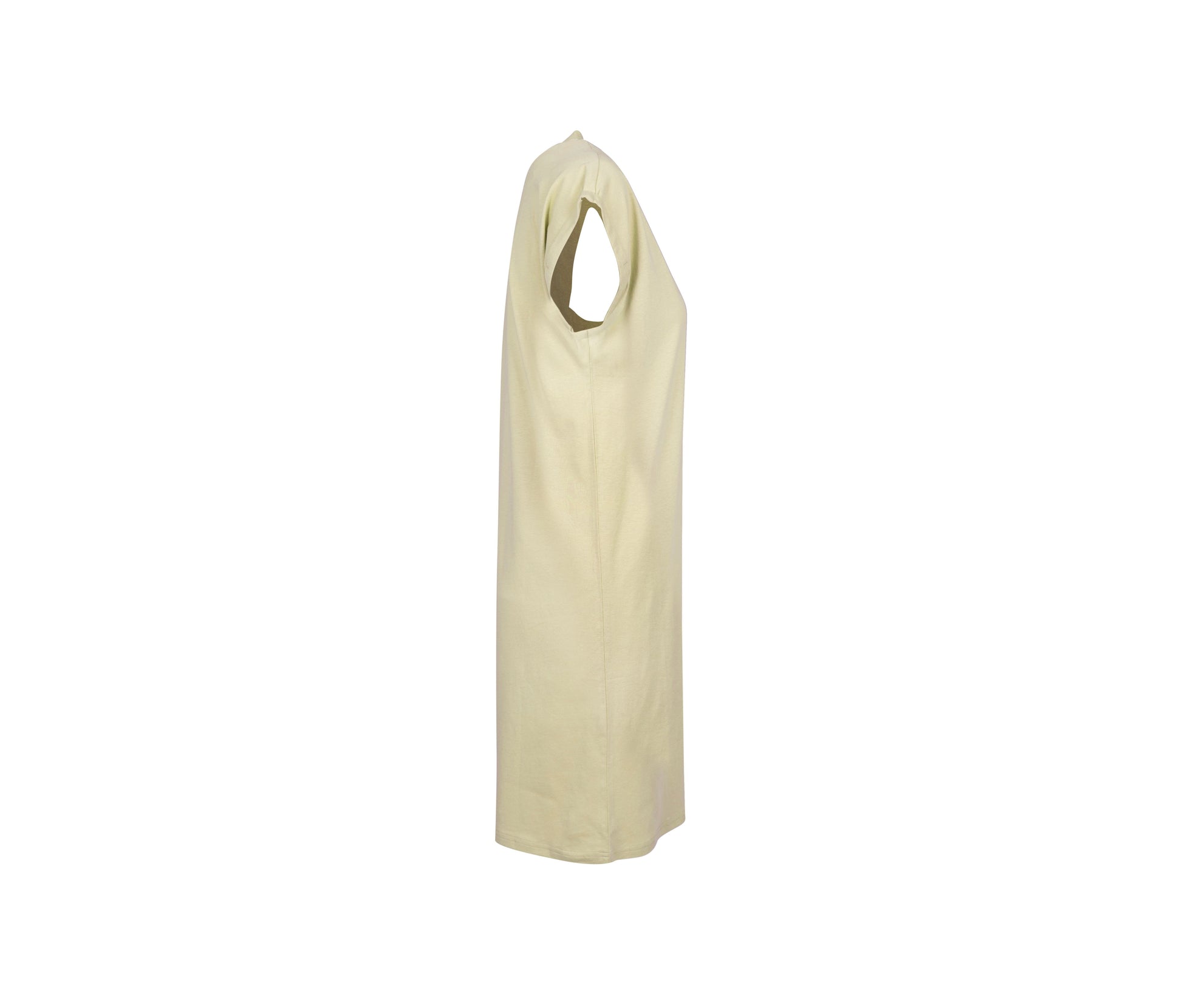 Robe Manches Retroussées - Soft Yellow