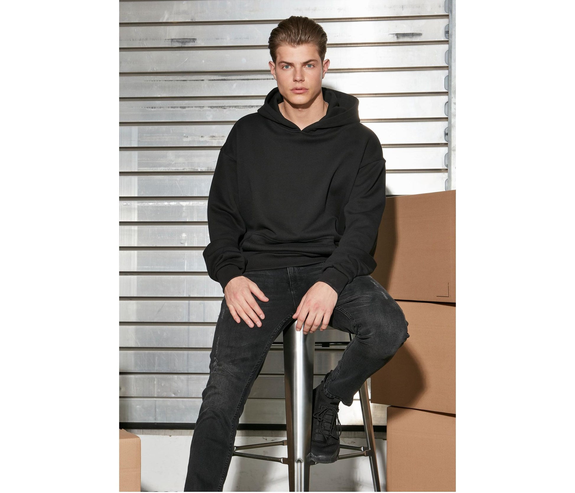 Sweat à capuche lourd