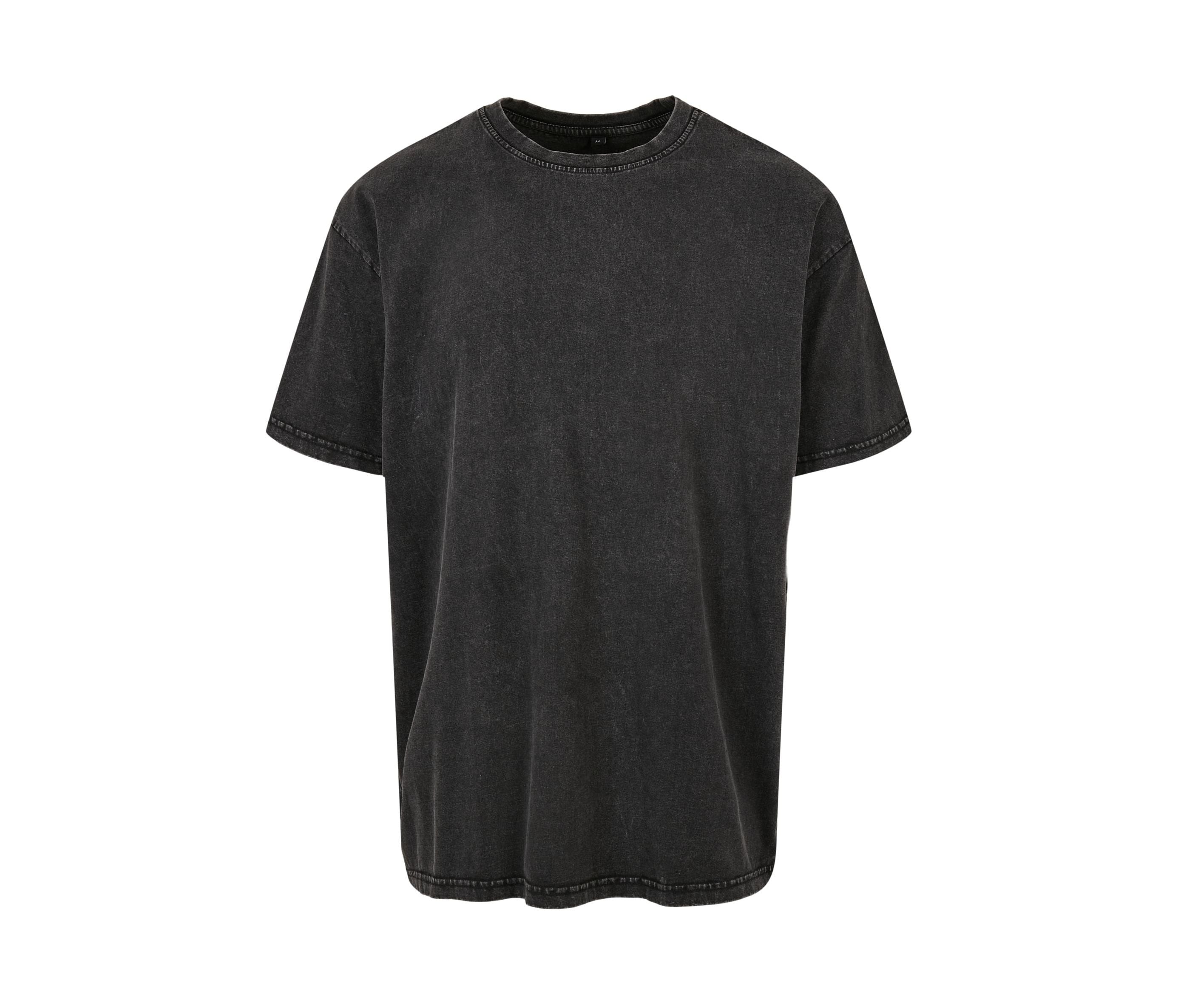 Tee-Shirt Homme Décoloré - Black
