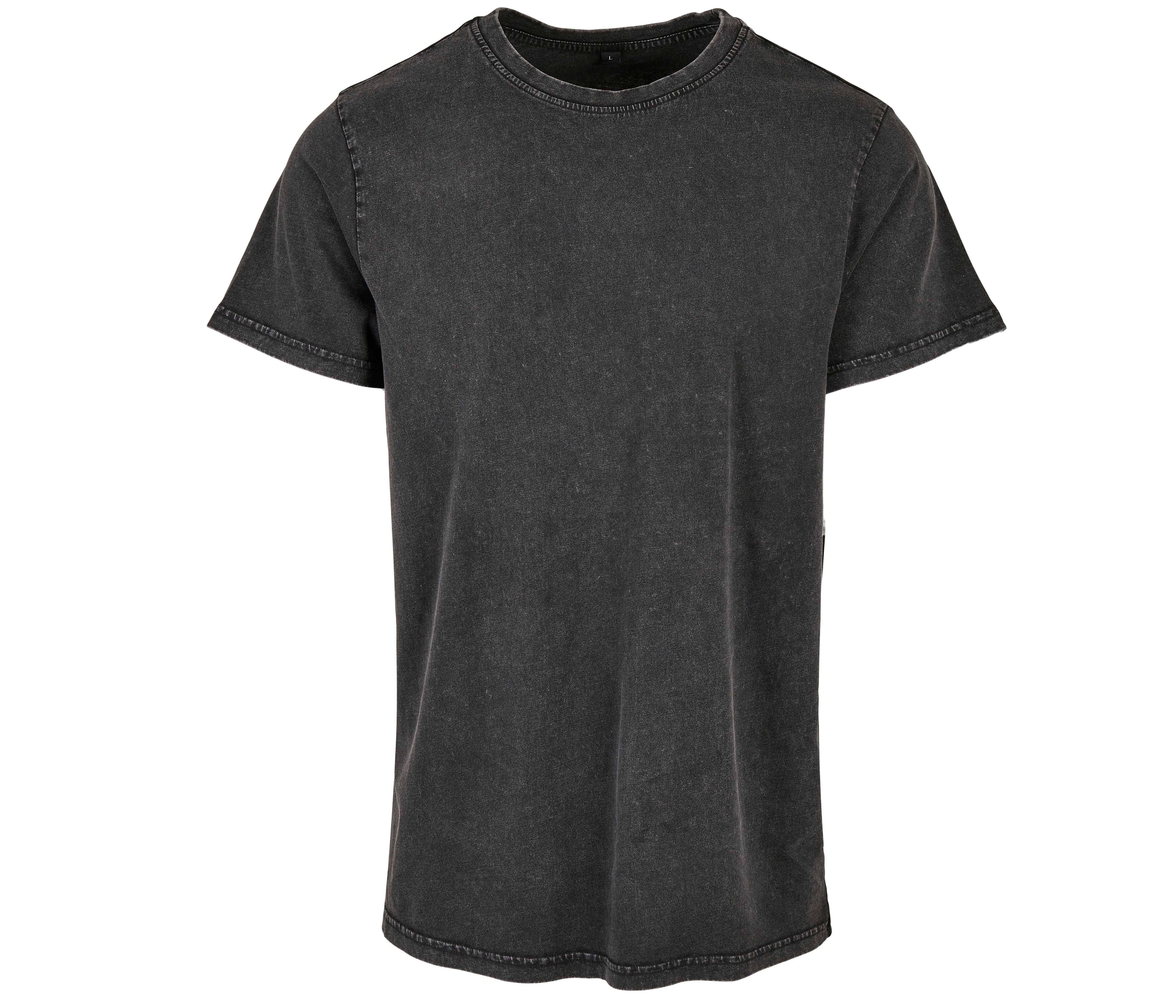 Tee-Shirt Homme Décoloré - Black