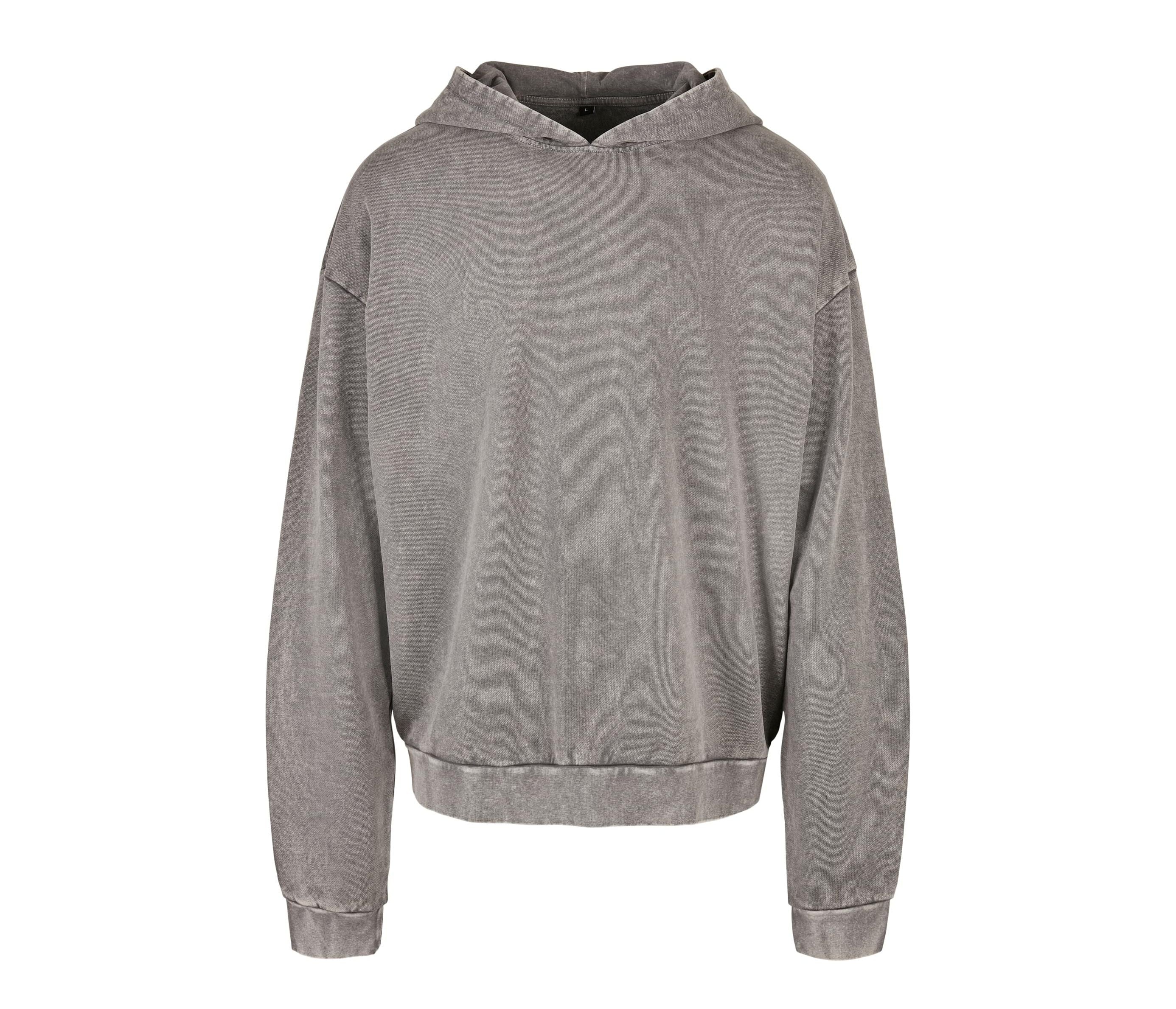 Sweat Capuche Décoloré - Asphalt