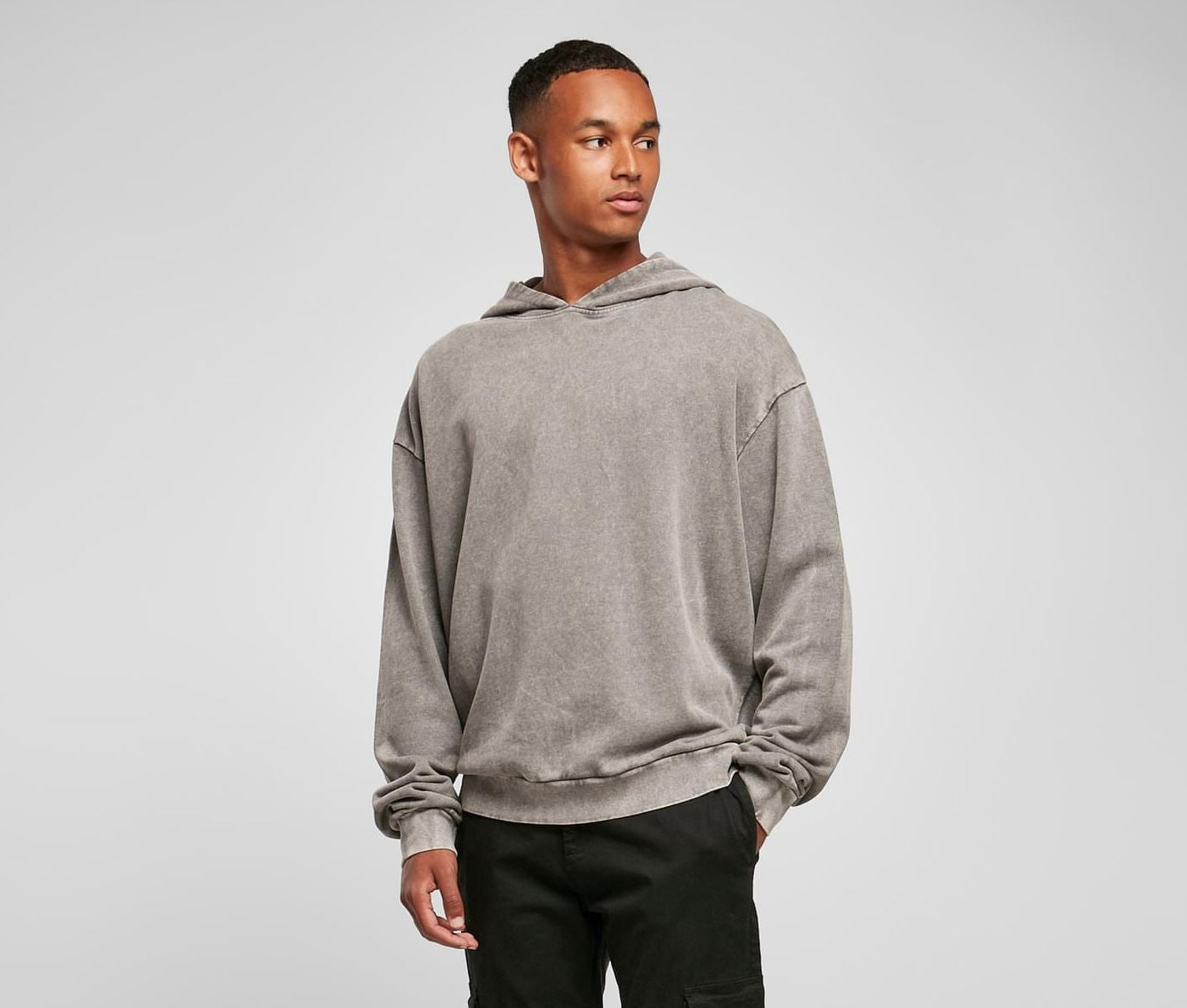 Sweat capuche décoloré