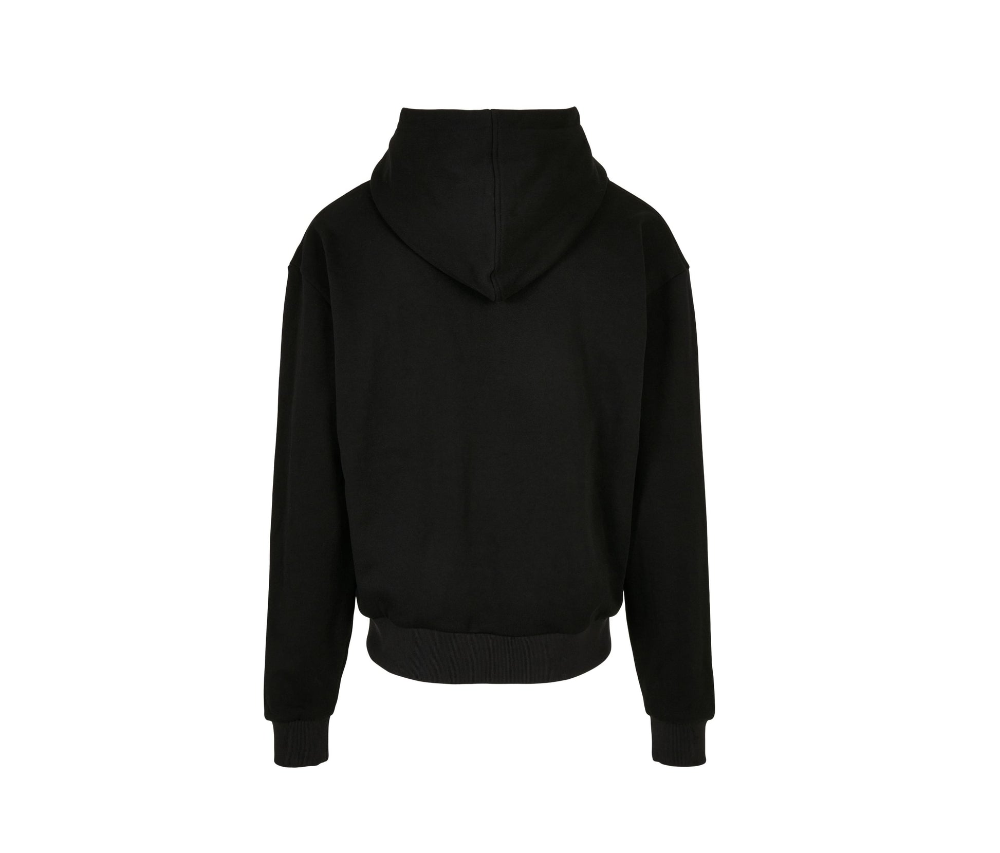 Sweat Zippé à Capuche Très Lourd - Black