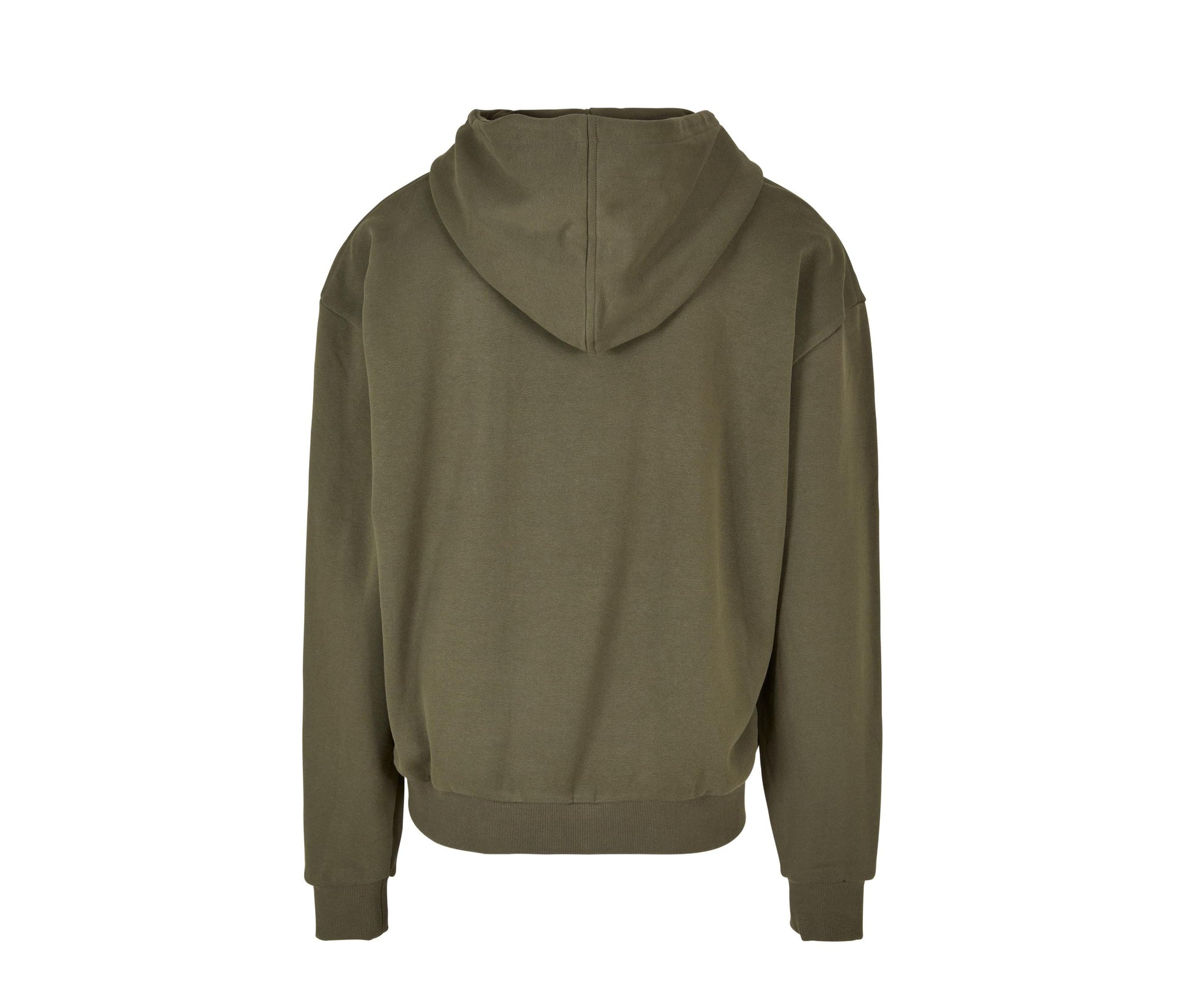 Sweat Zippé à Capuche Très Lourd - Olive