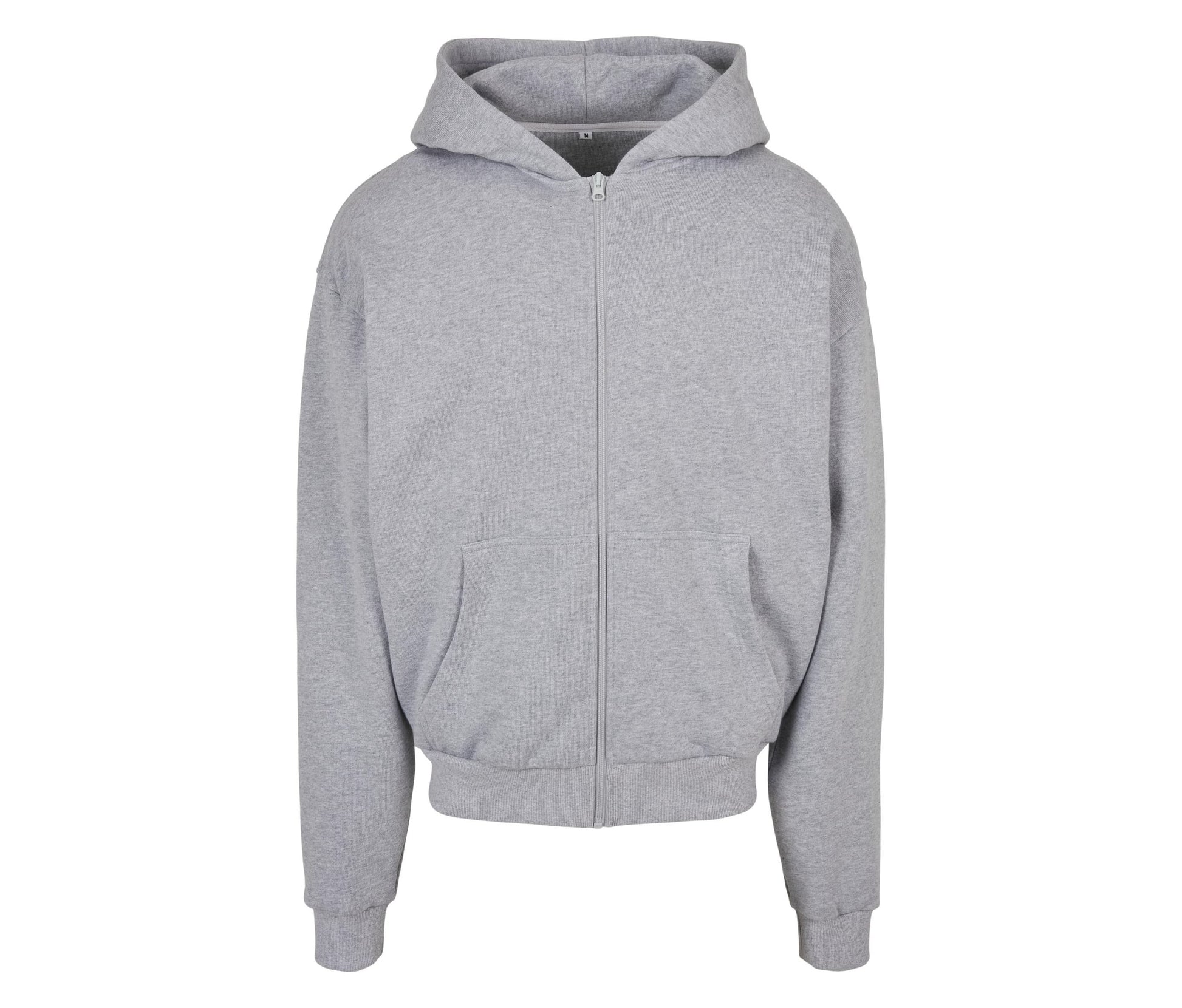 Sweat Zippé à Capuche Très Lourd - Heather Grey