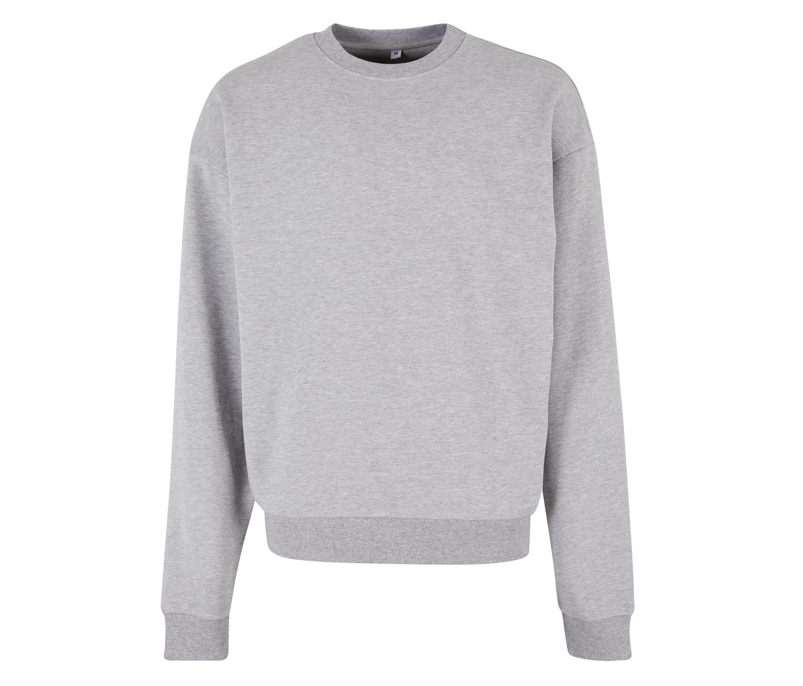 Sweat Col Rond Lourd - Heather Grey
