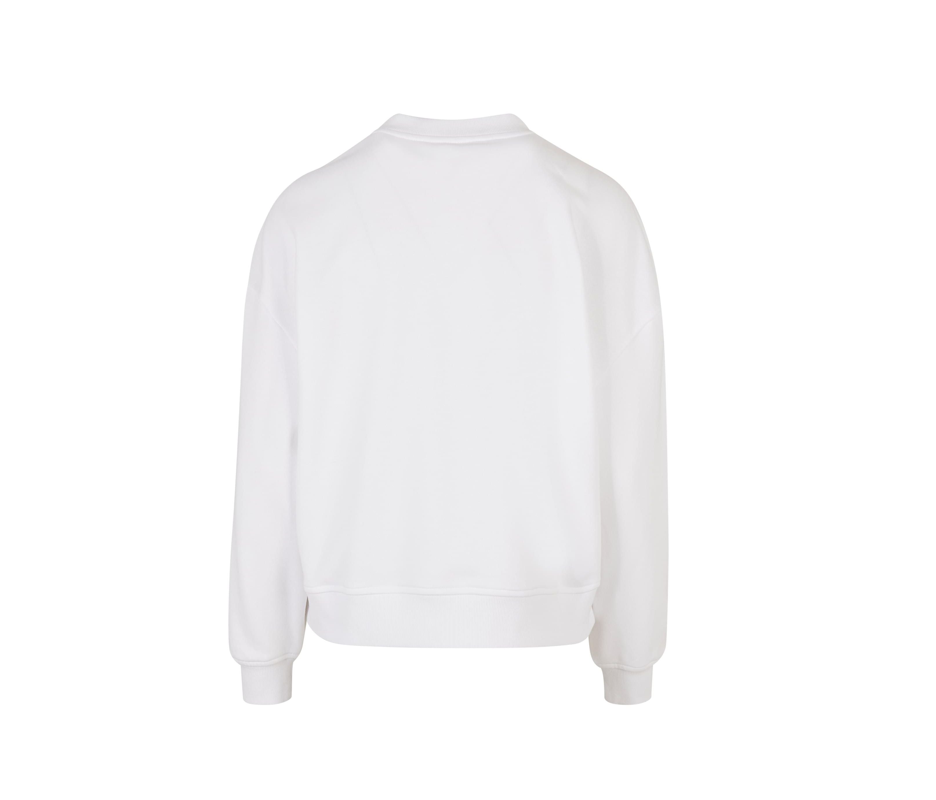 Sweat Col Rond Femme - White