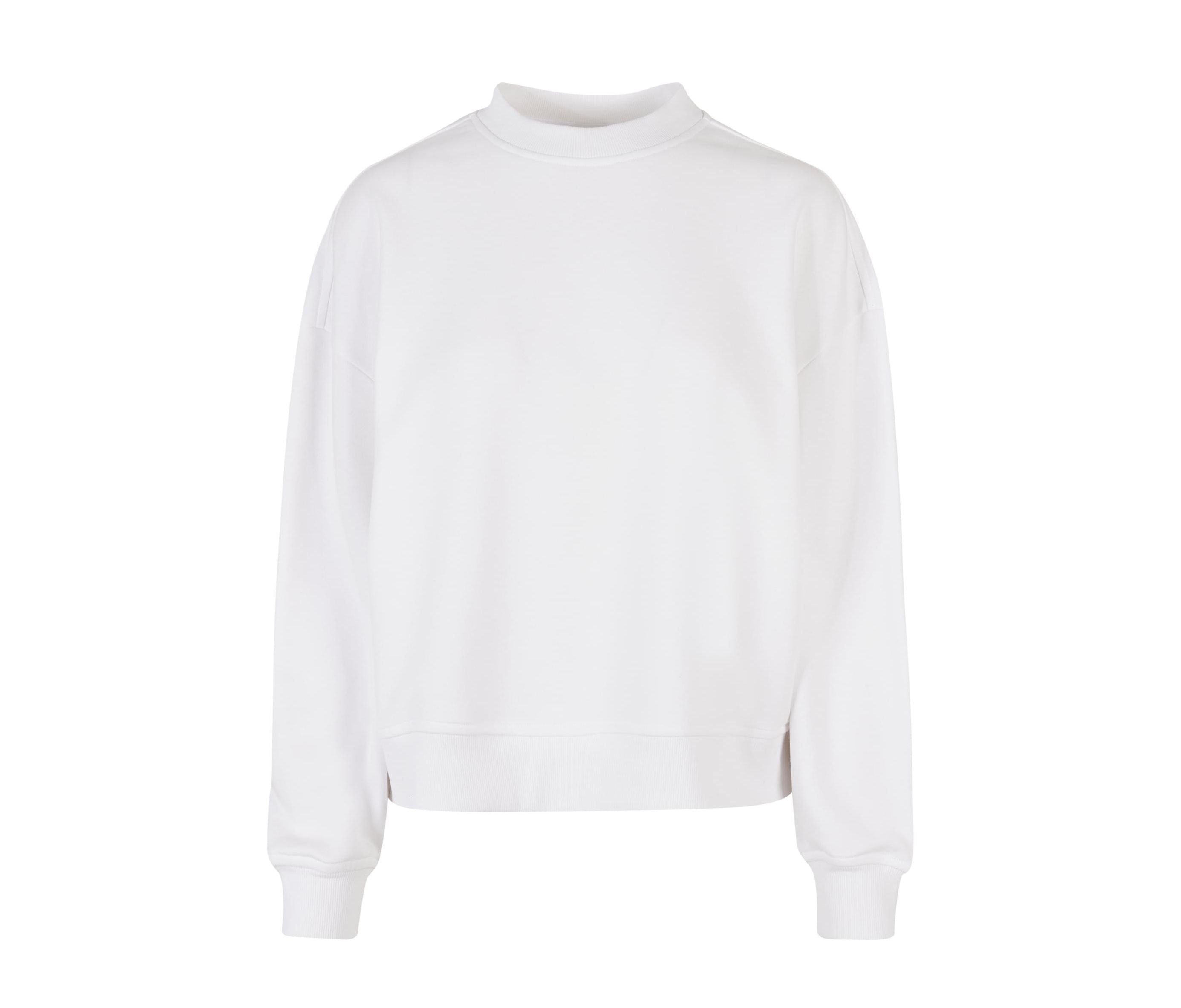 Sweat Col Rond Femme - White