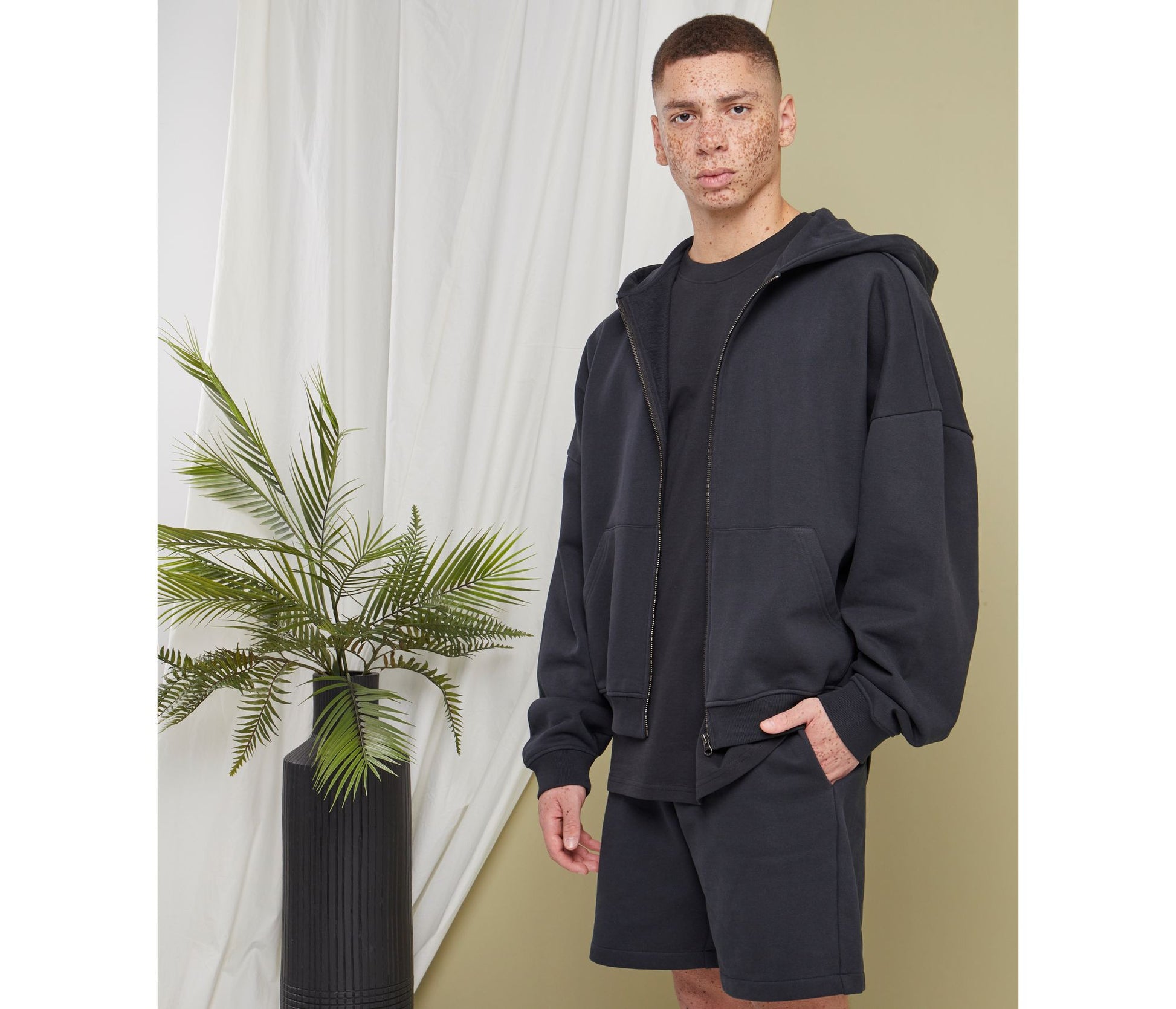 Short molletonné homme