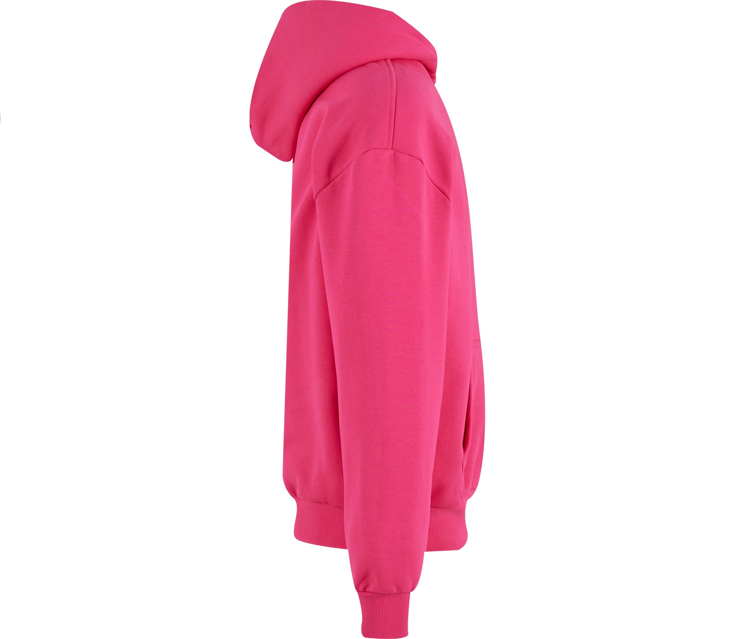 Sweat à Capuche Oversize - Hibiskus Pink