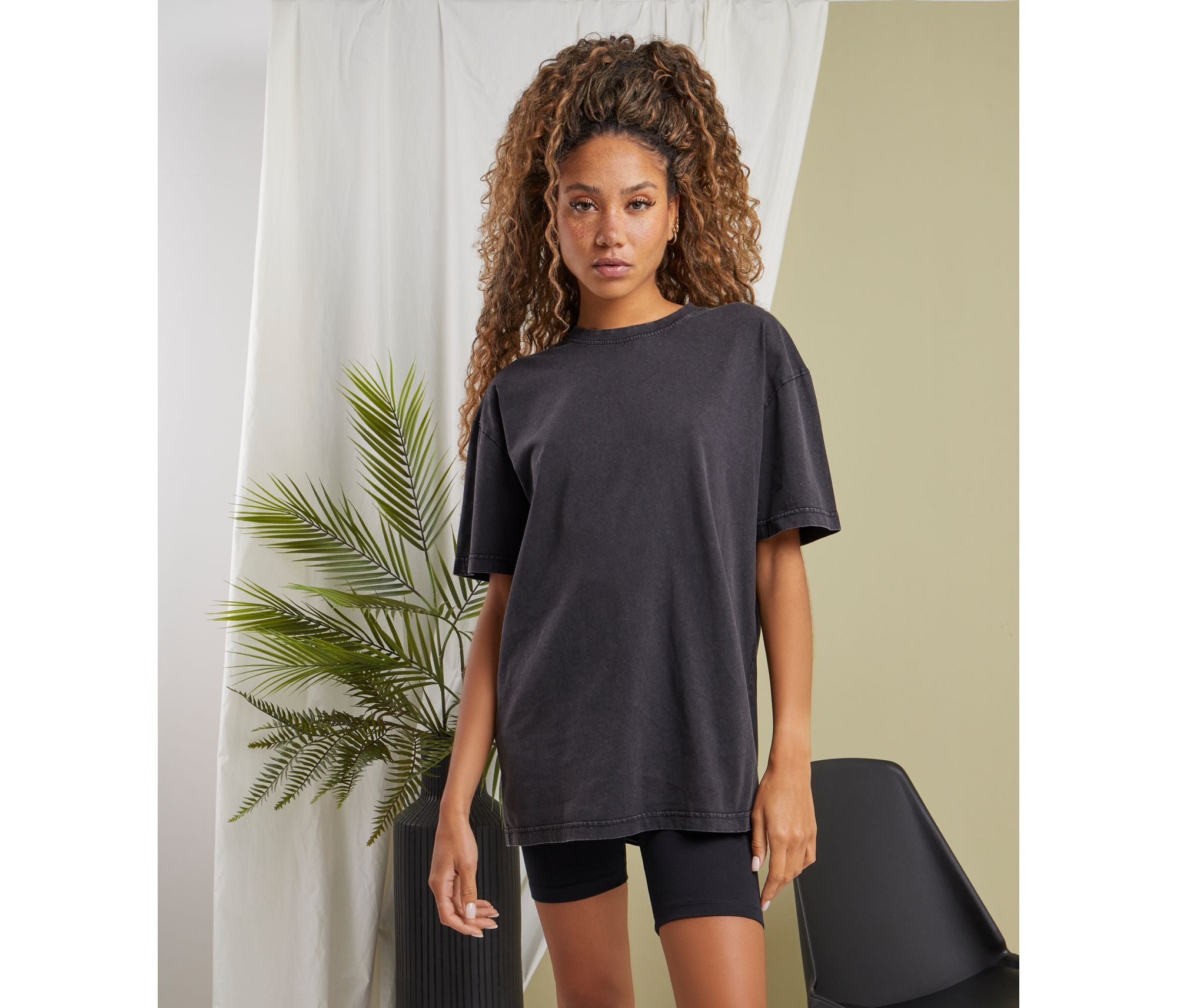 Tee-shirt femme délavé