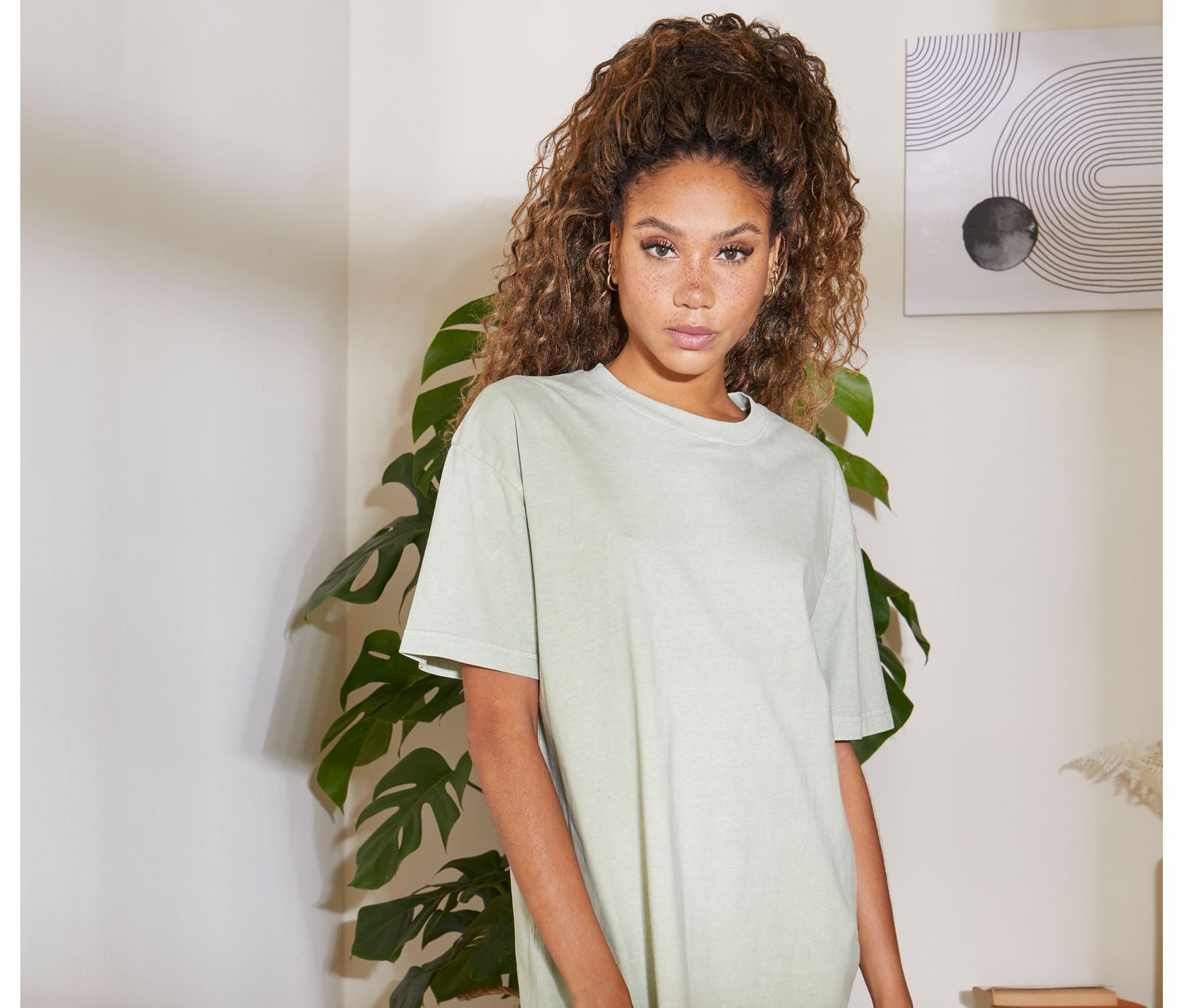 Tee-shirt femme délavé