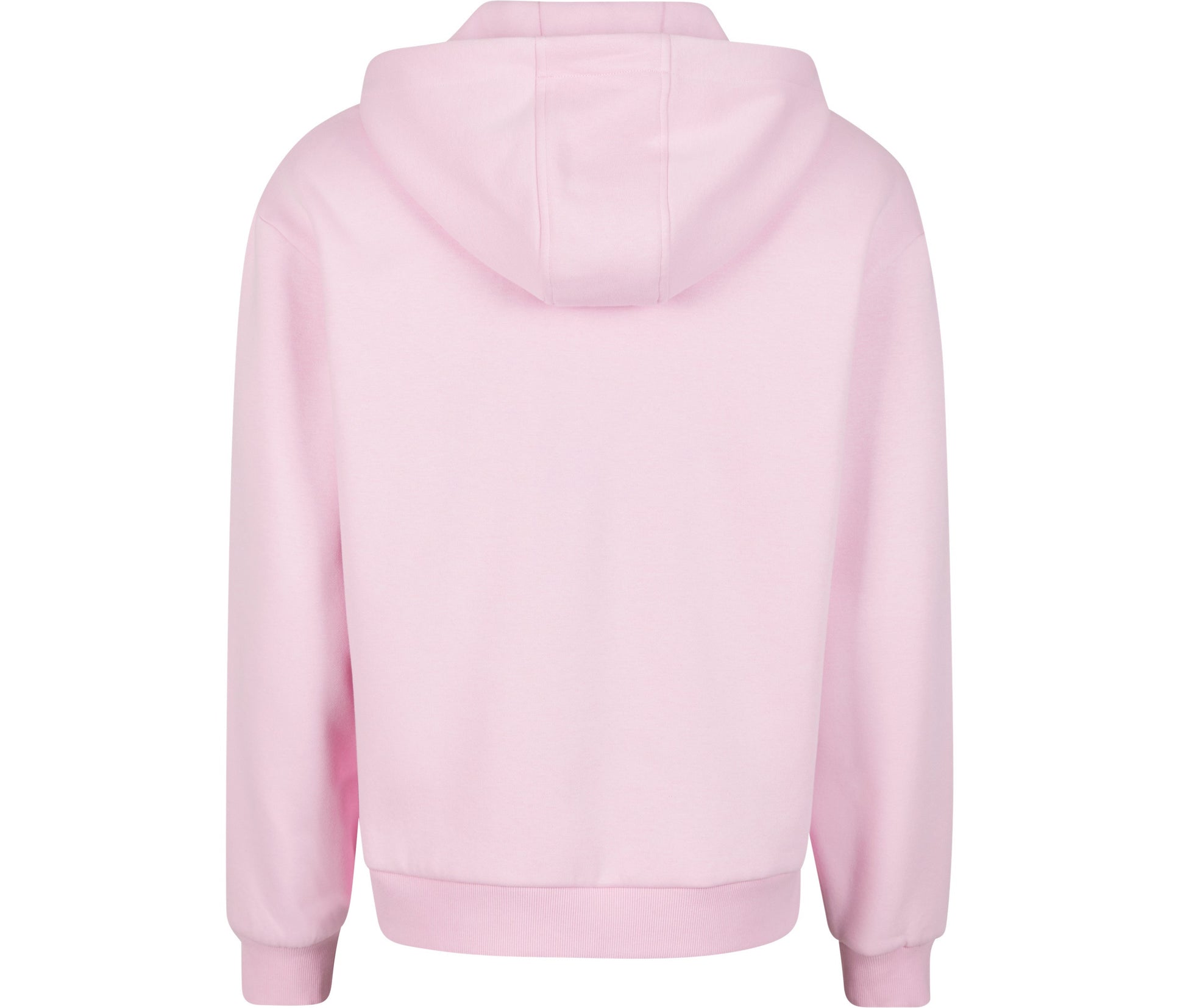Fluffy Zip Hoody - Soft Pink