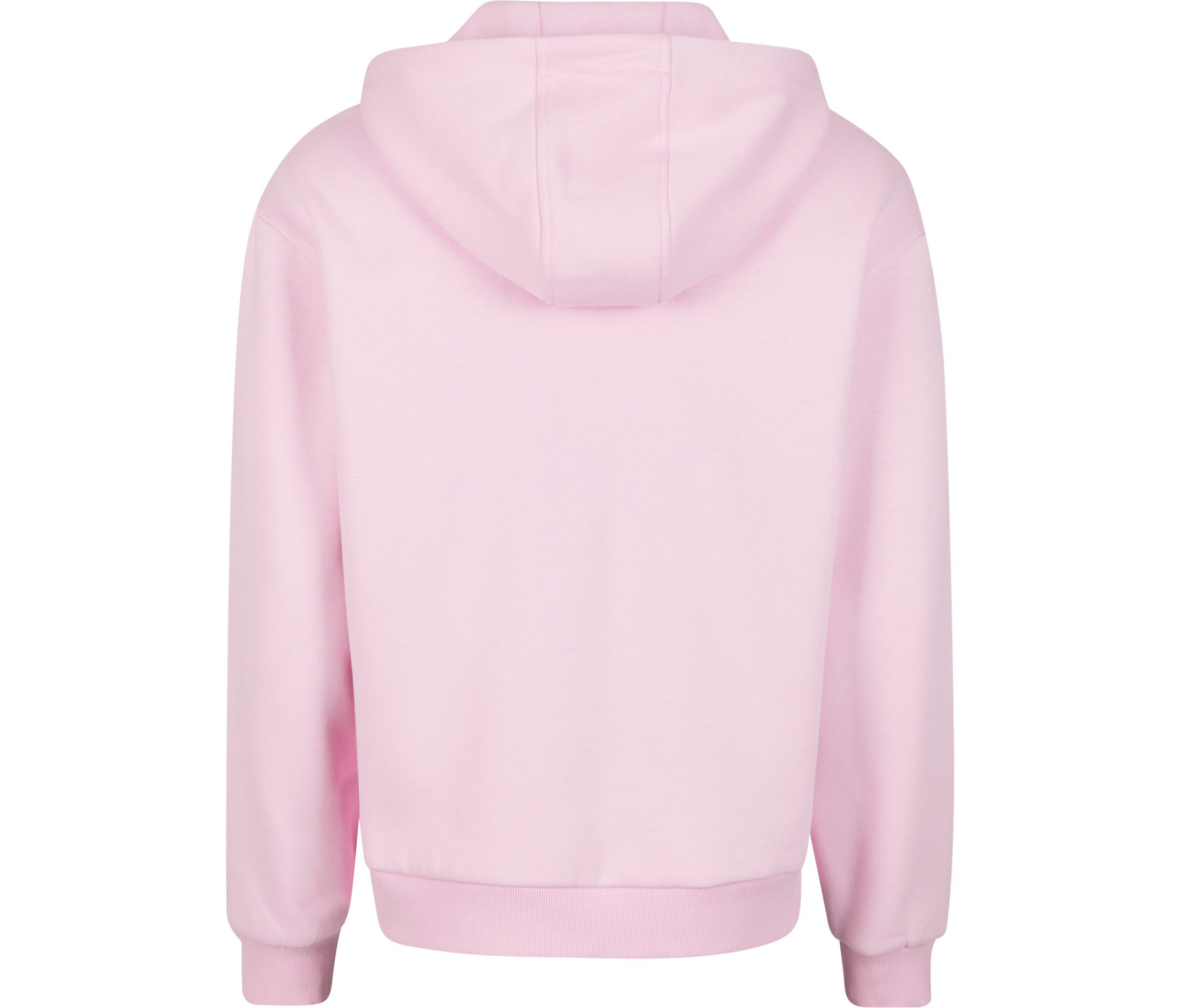 Fluffy Zip Hoody - Soft Pink