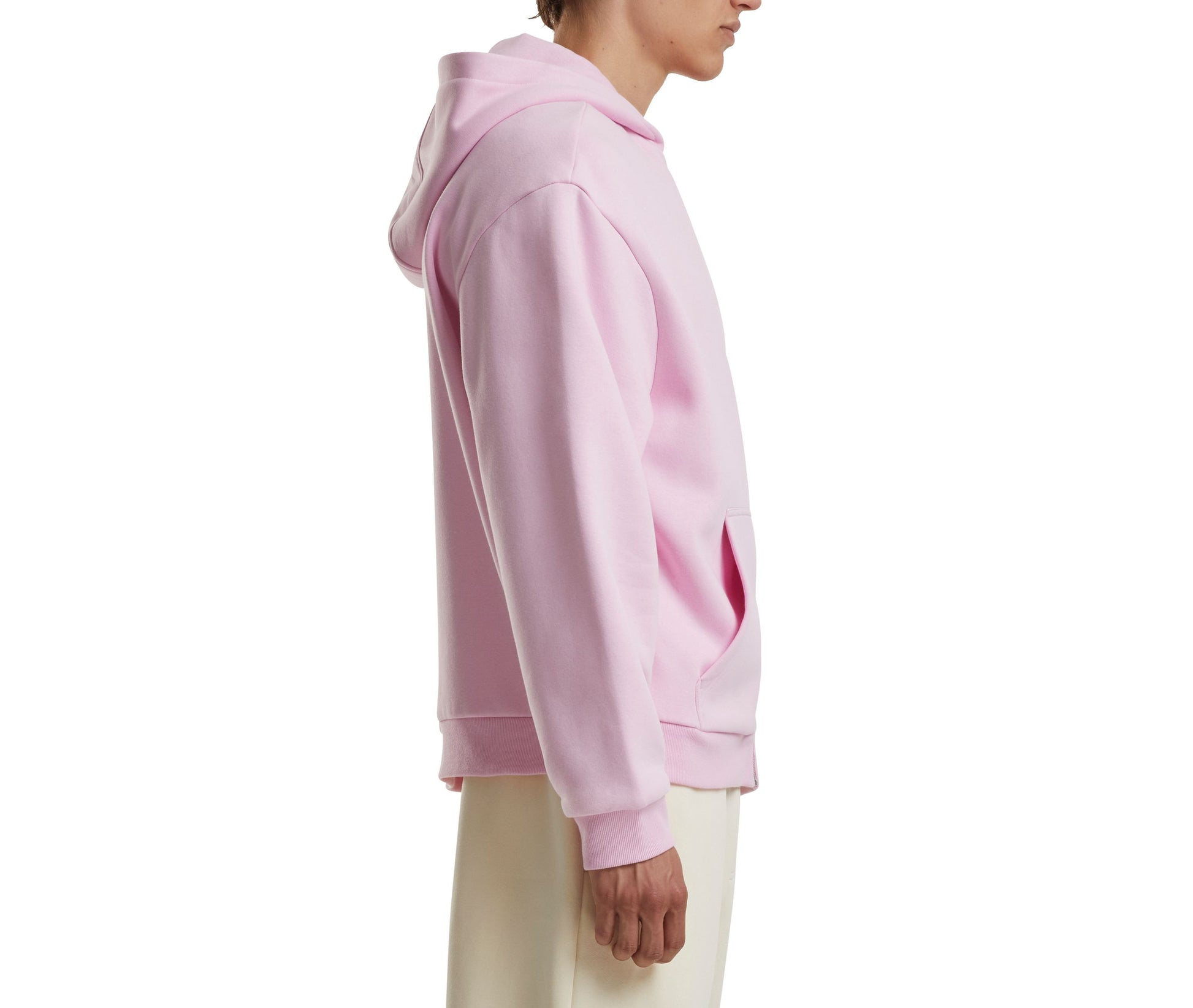 Fluffy Zip Hoody - Soft Pink