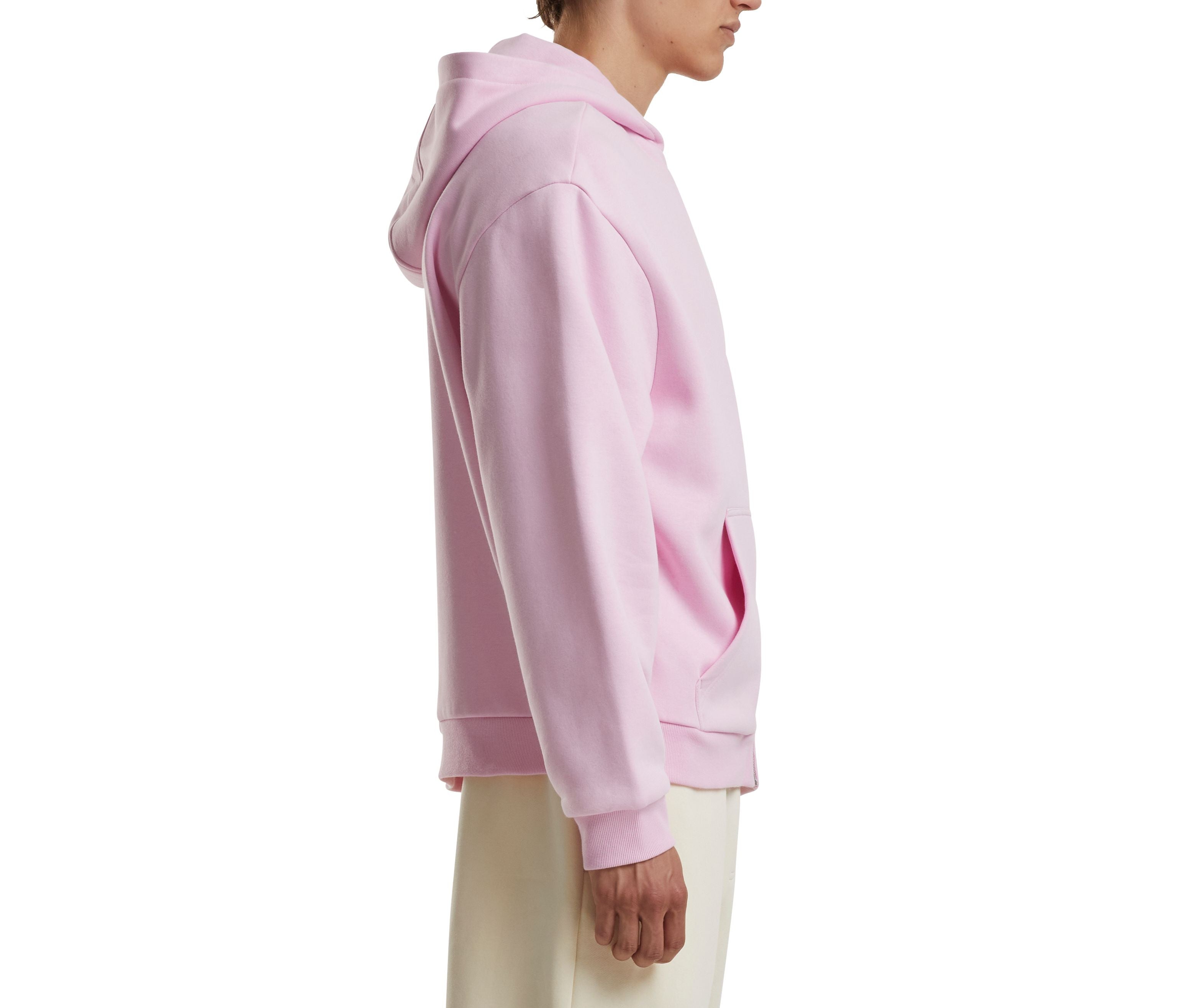 Fluffy Zip Hoody - Soft Pink