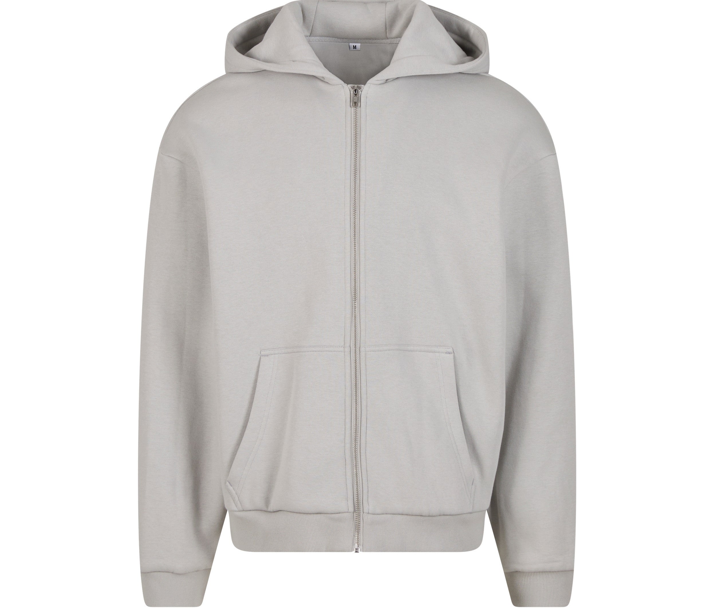 Fluffy Zip Hoody - Light Asphalt