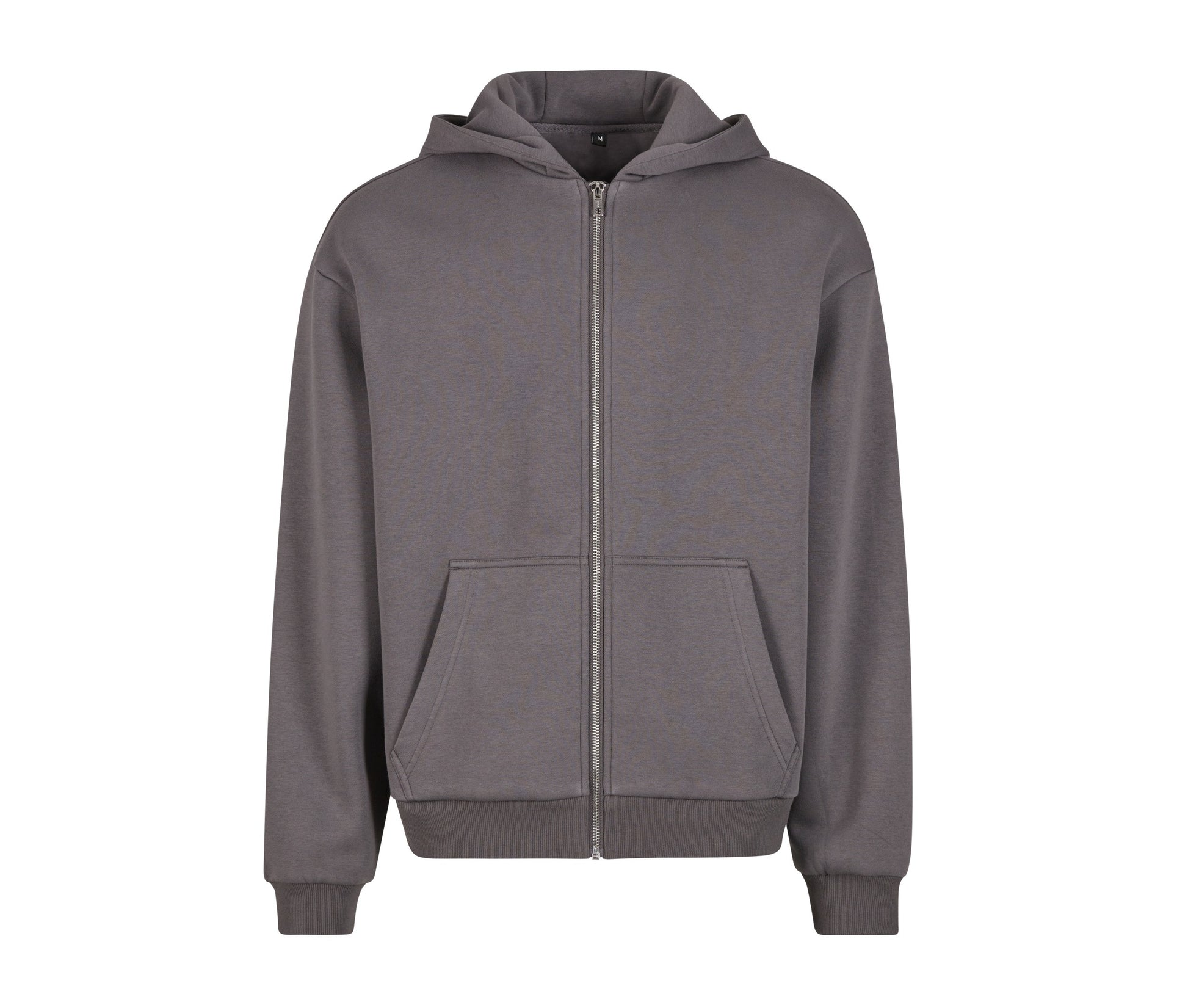 Fluffy Zip Hoody - Magnet