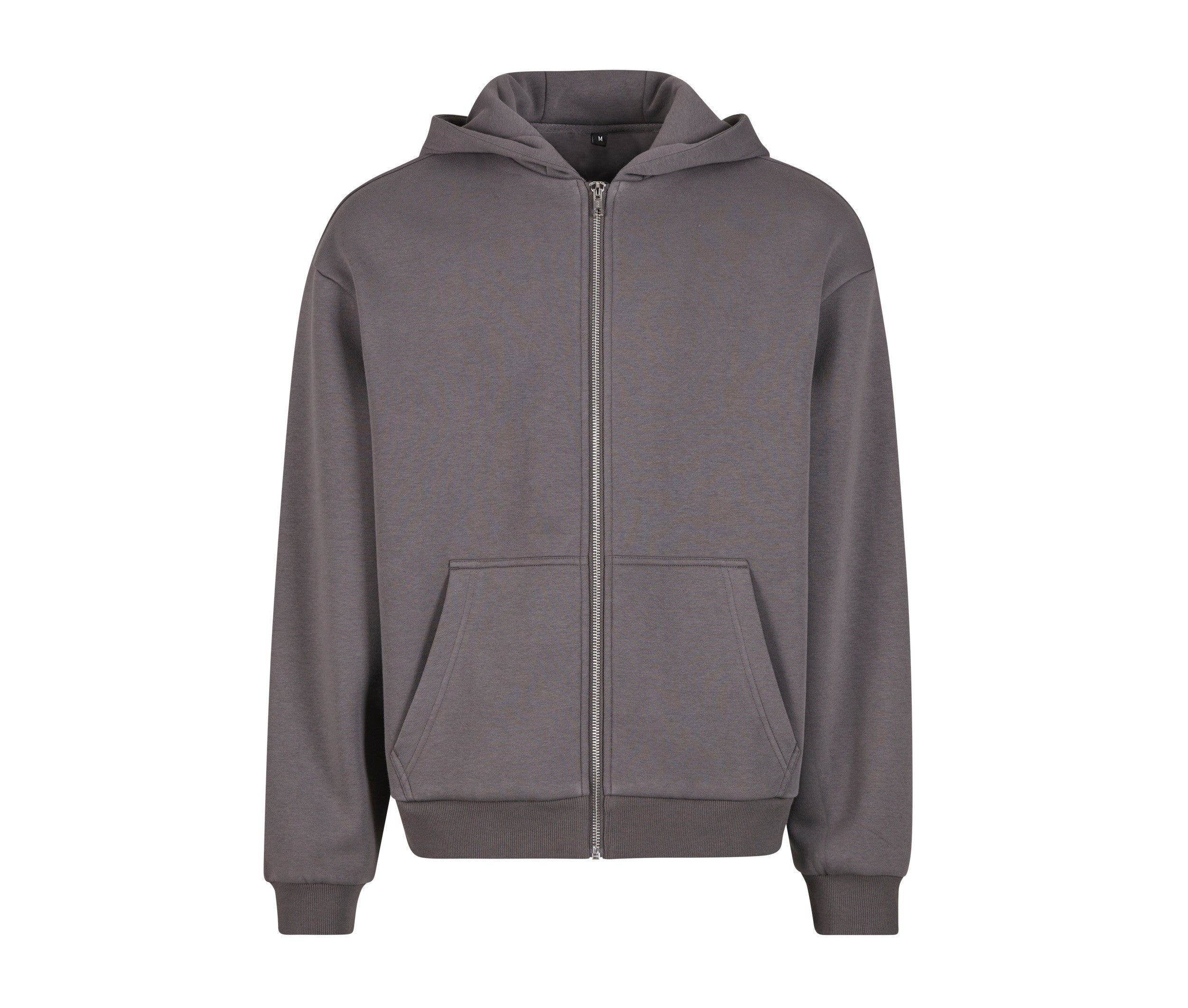 Fluffy Zip Hoody - Magnet