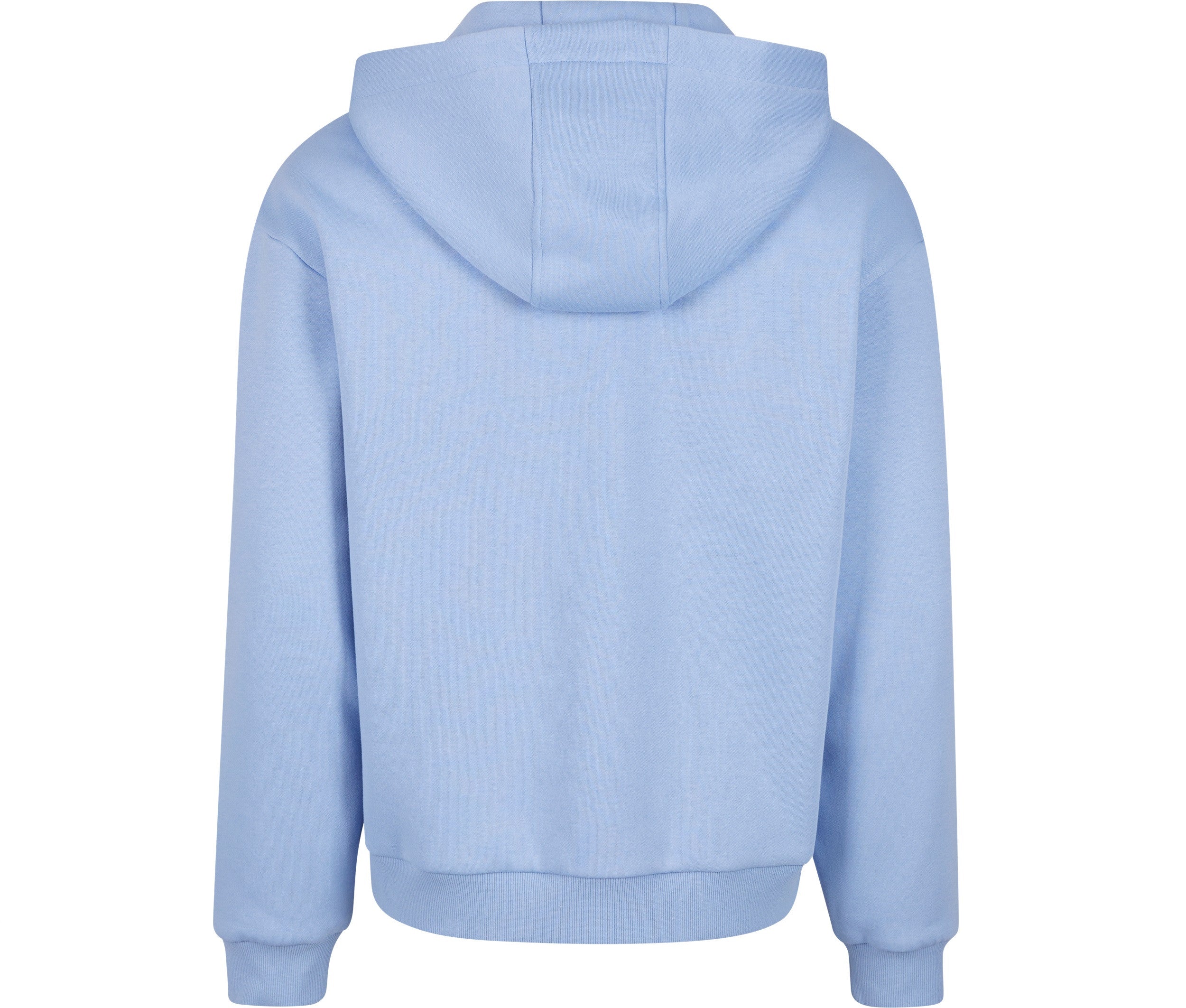 Fluffy Zip Hoody - Powder Blue