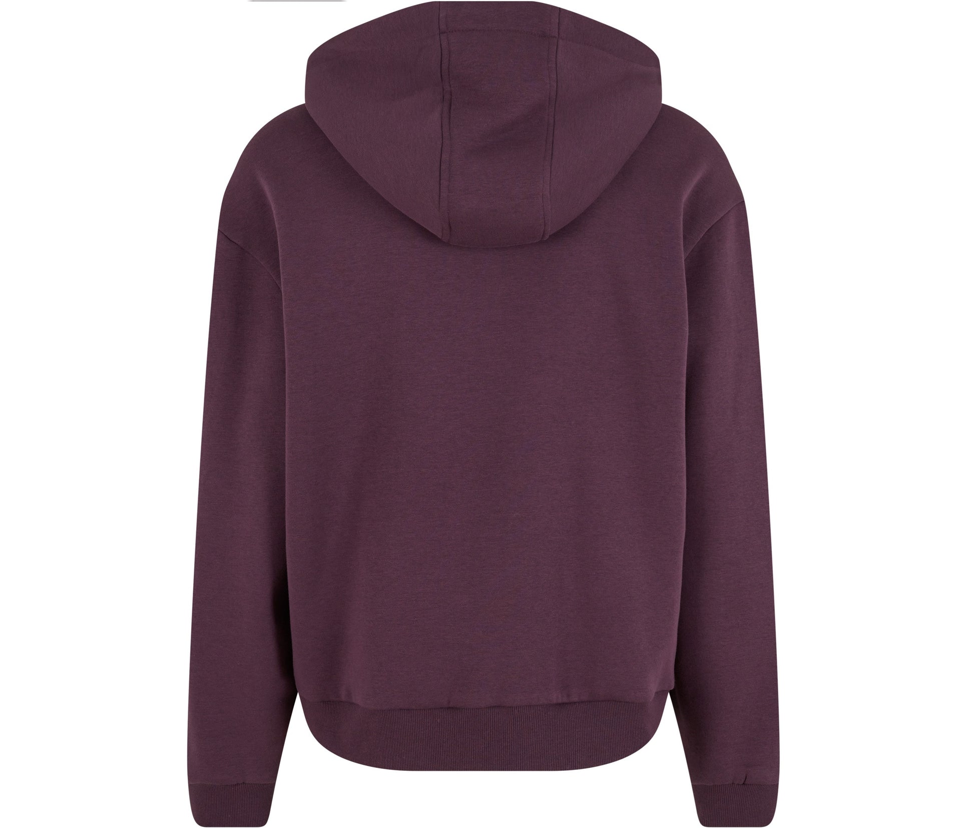 Fluffy Zip Hoody - Plum Purple