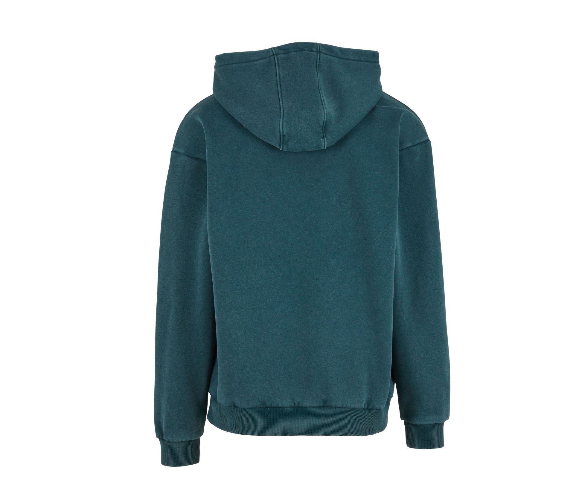 Sweat à Capuche Lourd Délavé - Bottle Green