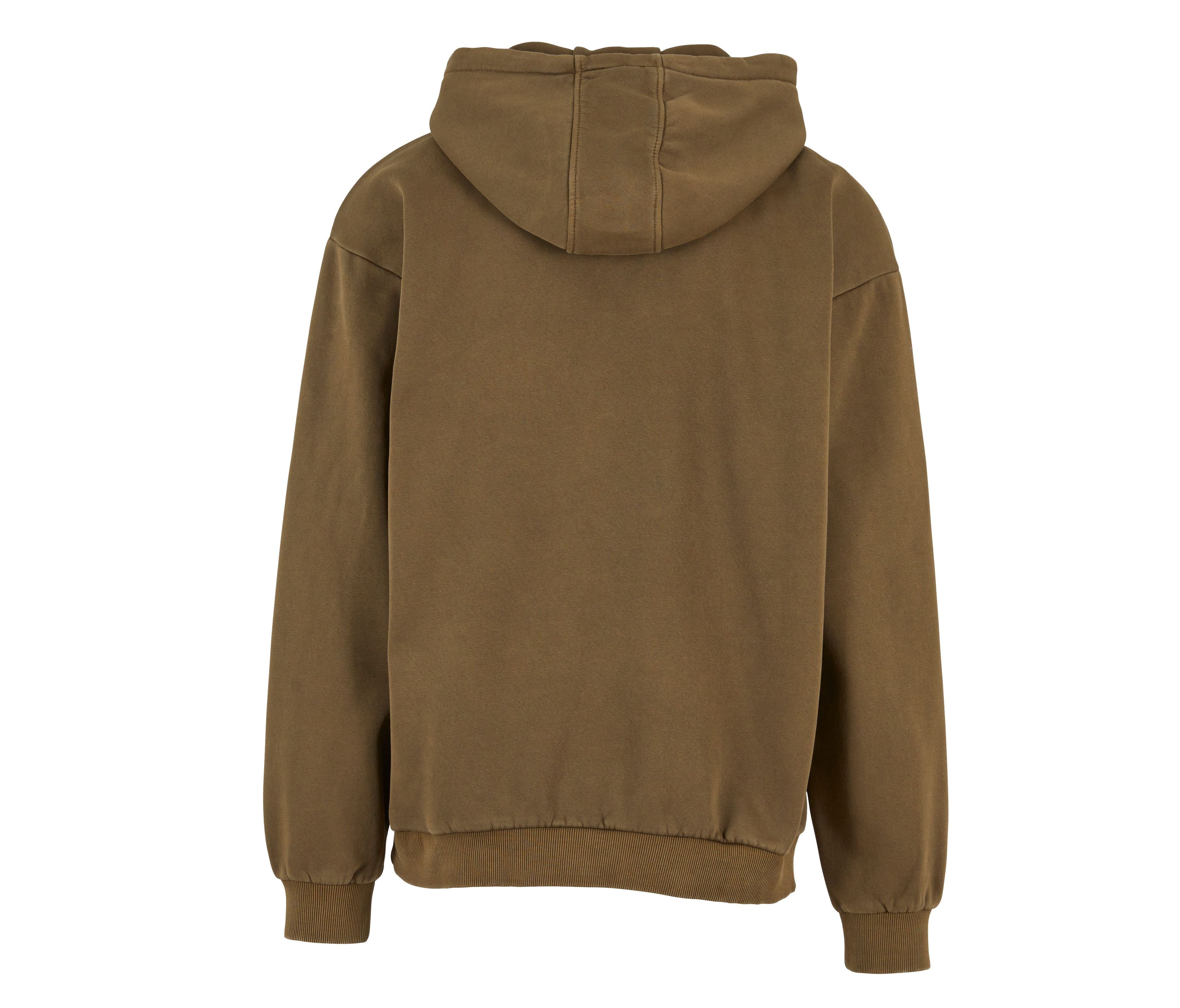 Sweat à Capuche Lourd Délavé - Warm Khaki