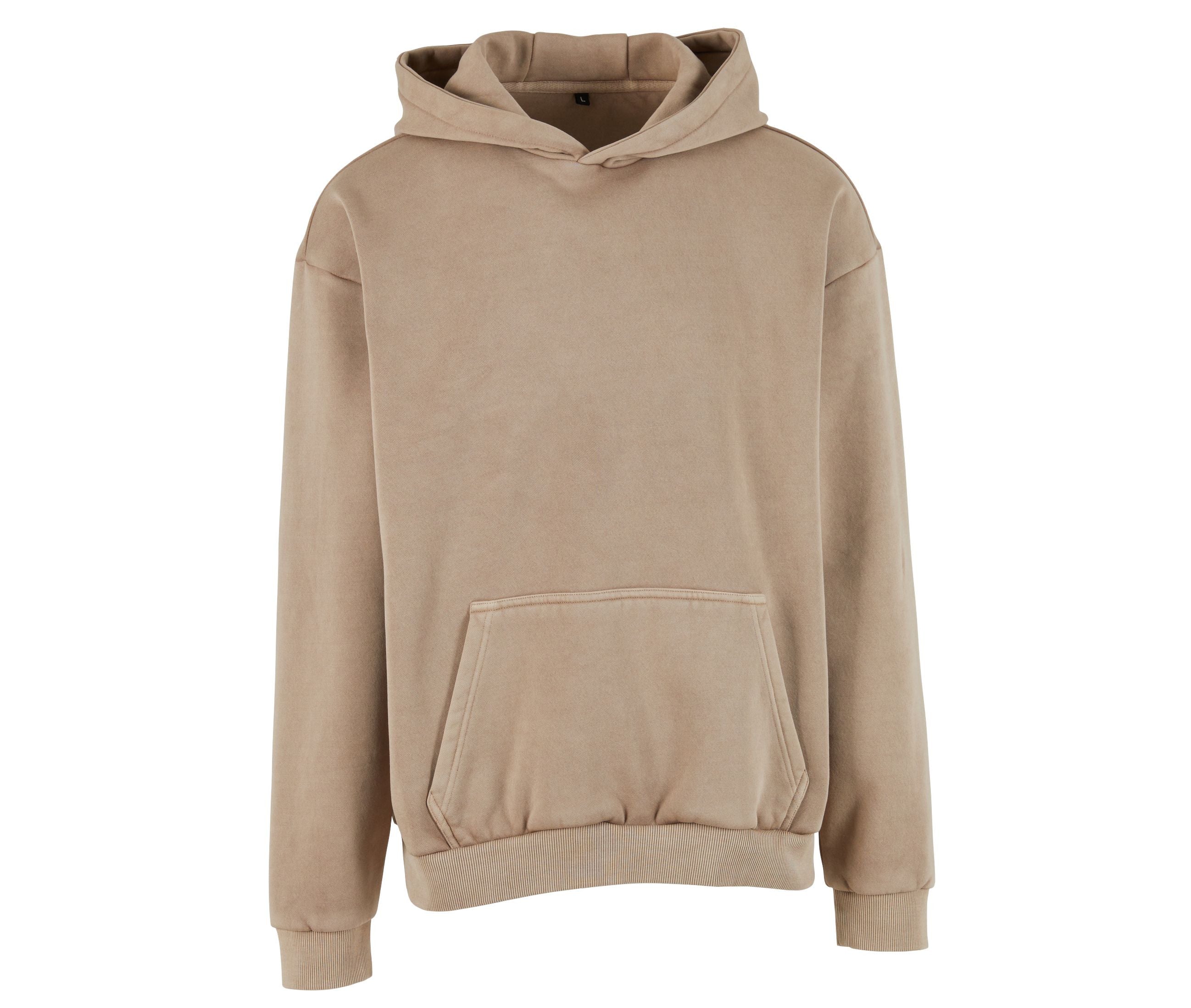 Sweat à Capuche Lourd Délavé - Chalkdust