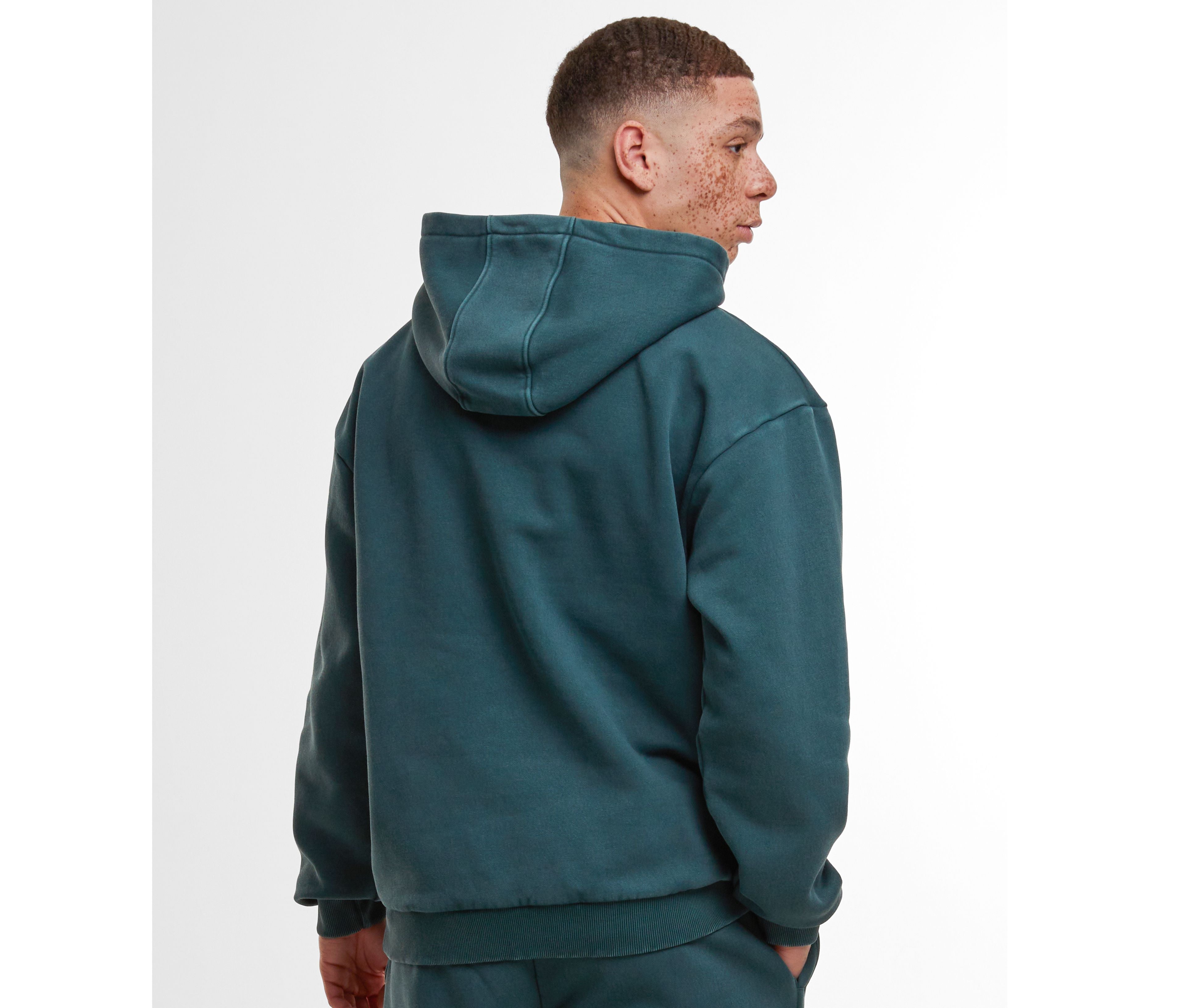 Sweat à capuche lourd délavé