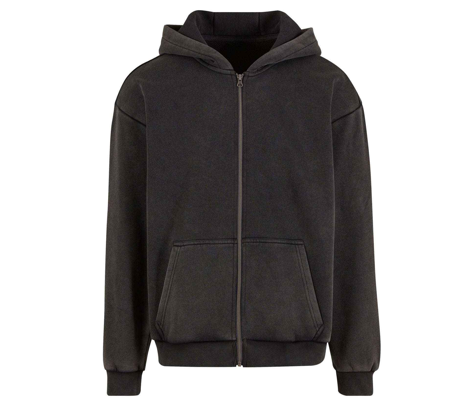 Sweat Capuche Zippé Lourd Délavé - Magnet