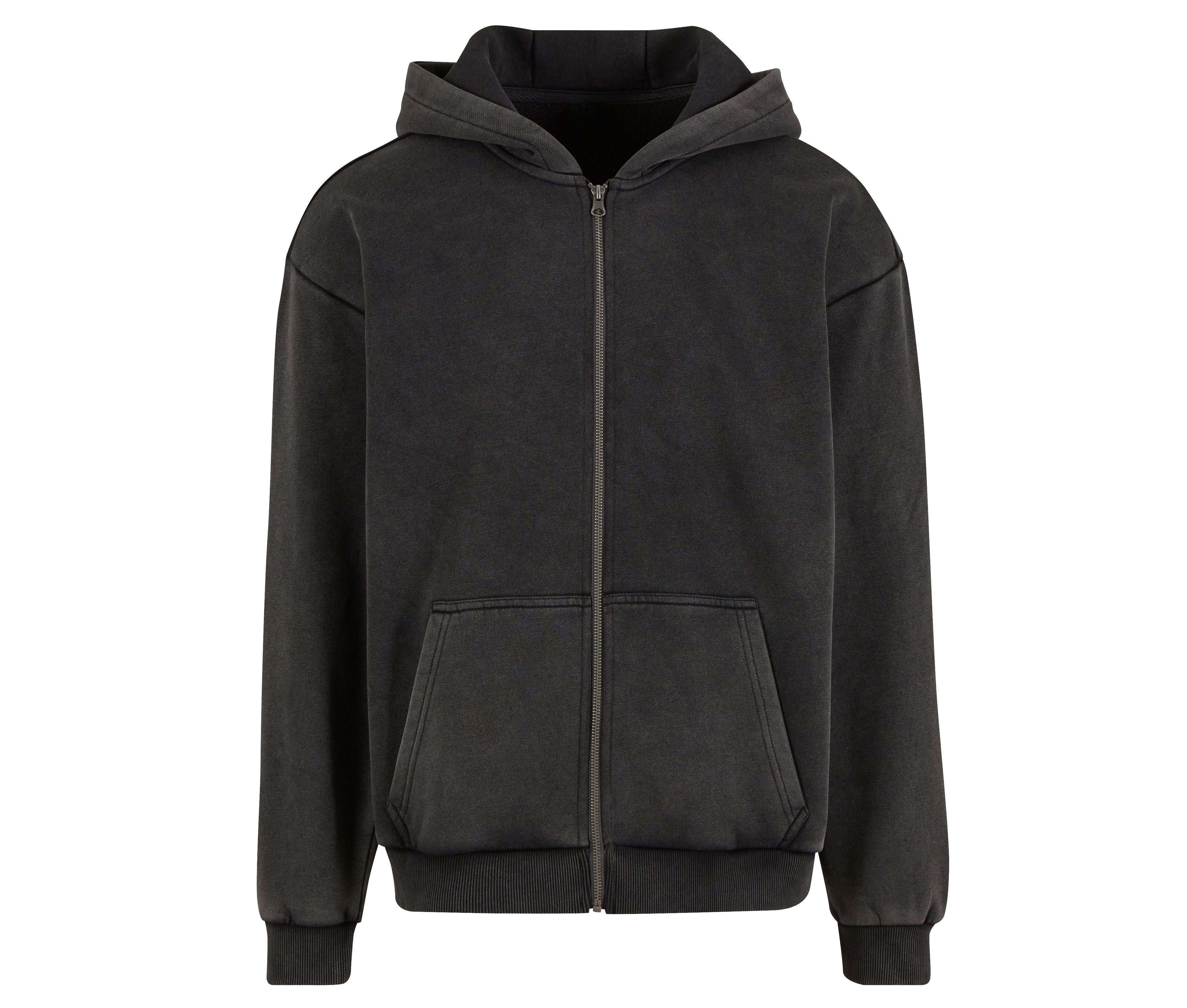 Sweat Capuche Zippé Lourd Délavé - Magnet