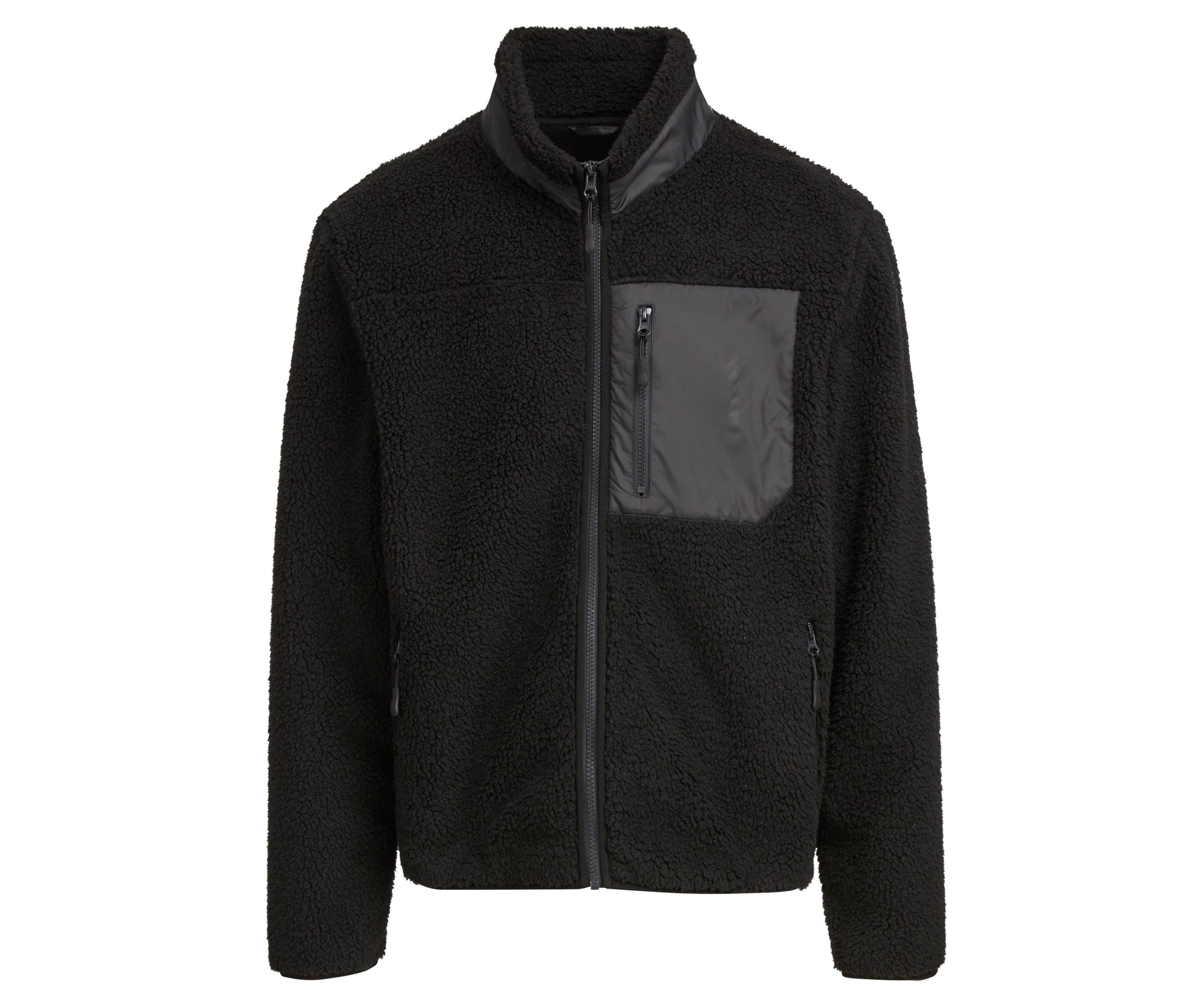 Veste Polaire Coupe-Vent - Black