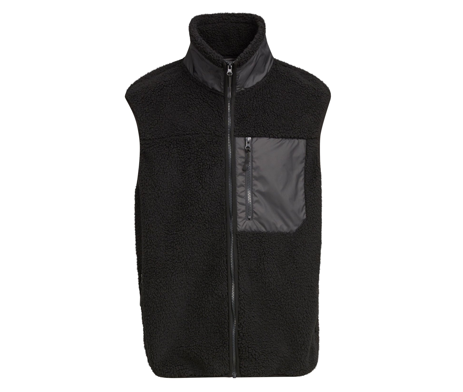 Bodywarmer Polaire Coupe-Vent - Black