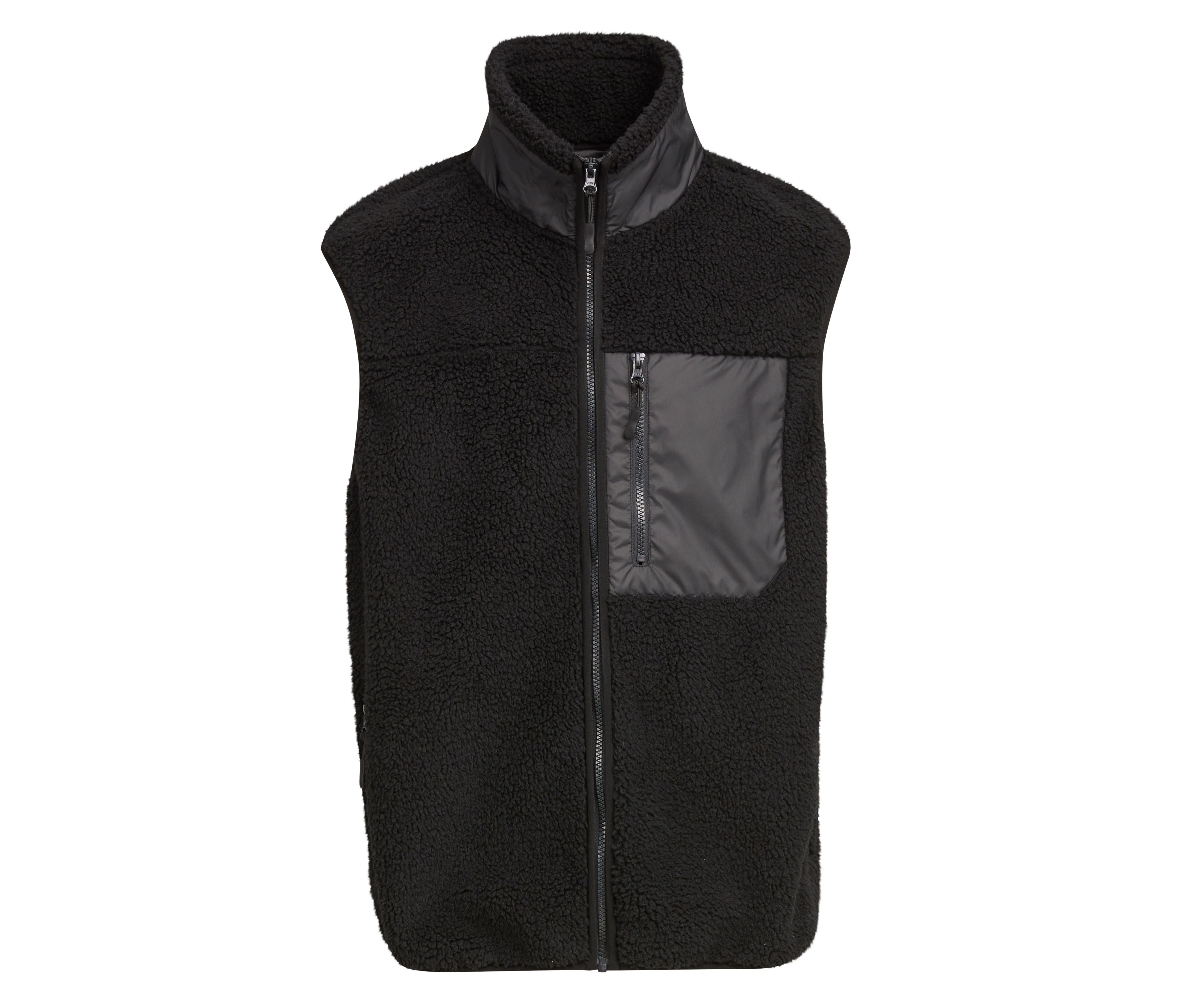 Bodywarmer Polaire Coupe-Vent - Black