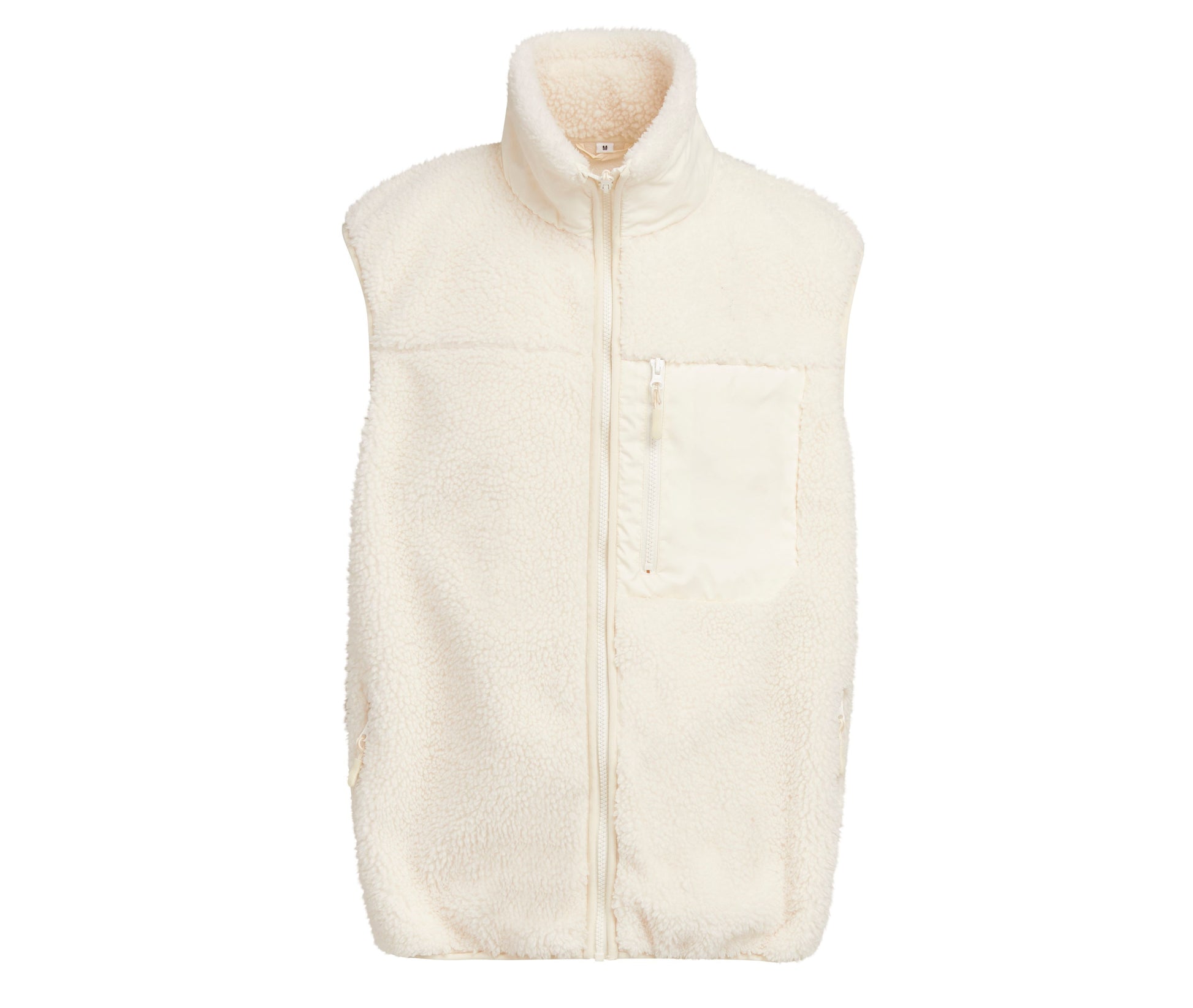 Bodywarmer Polaire Coupe-Vent - White Sand