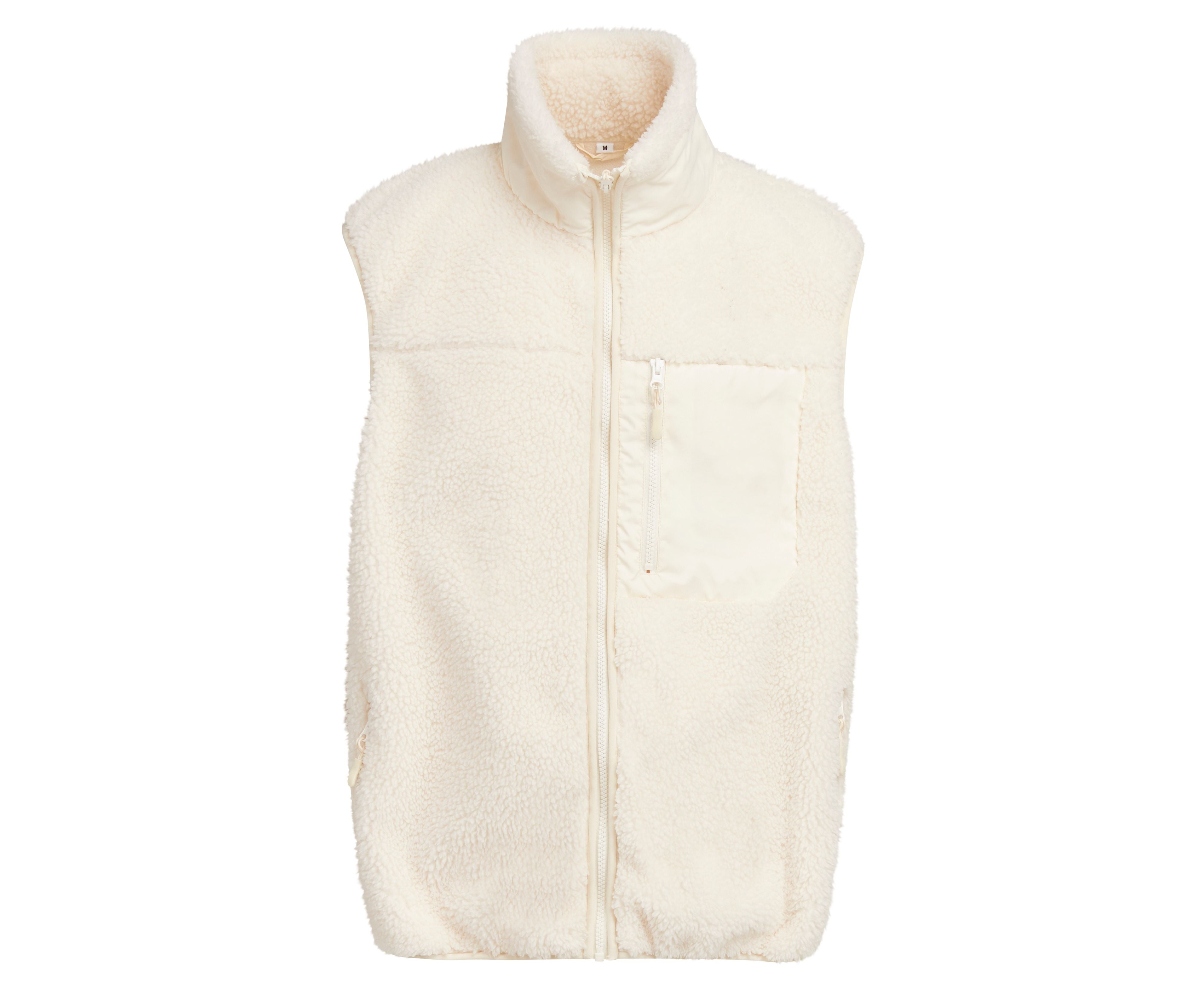 Bodywarmer Polaire Coupe-Vent - White Sand