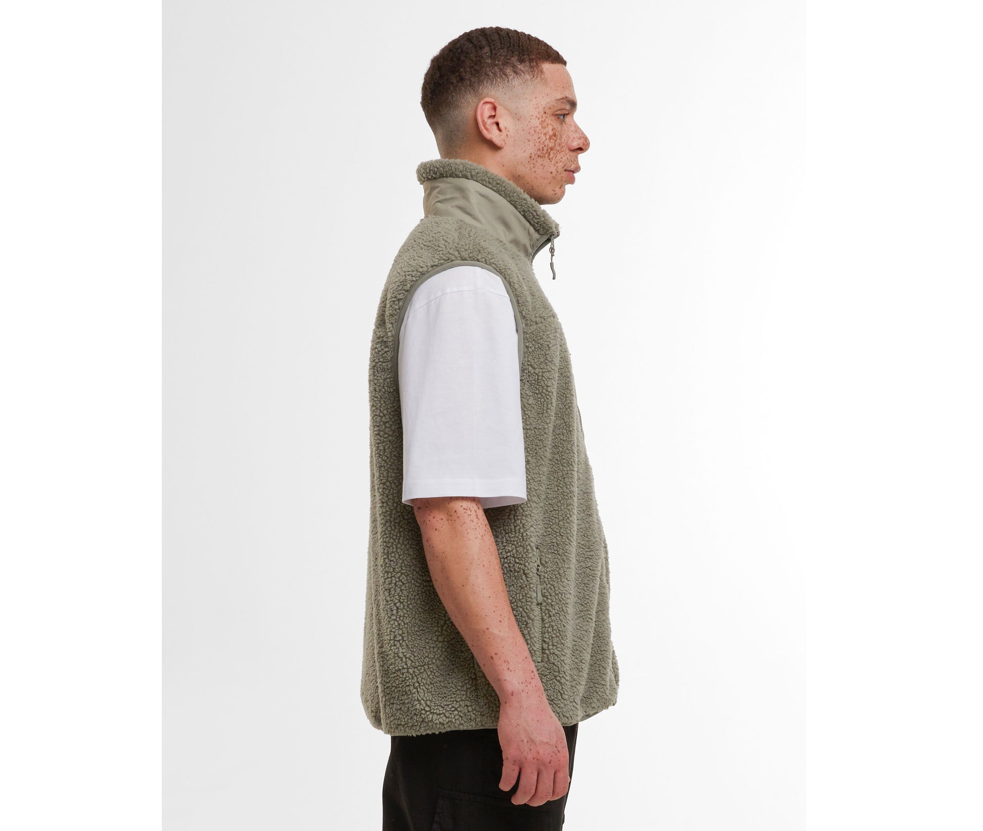 Bodywarmer polaire coupe-vent