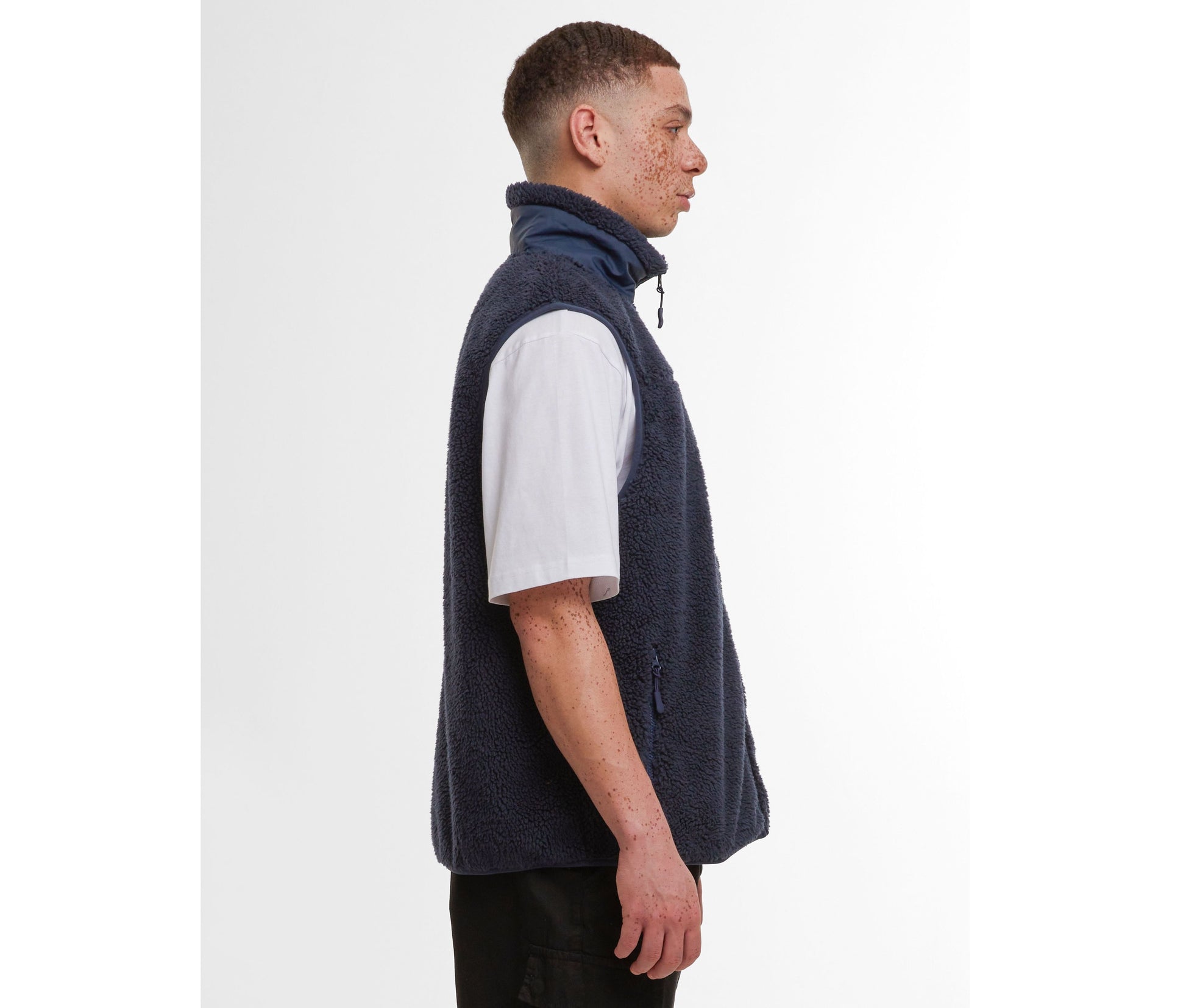 Bodywarmer polaire coupe-vent